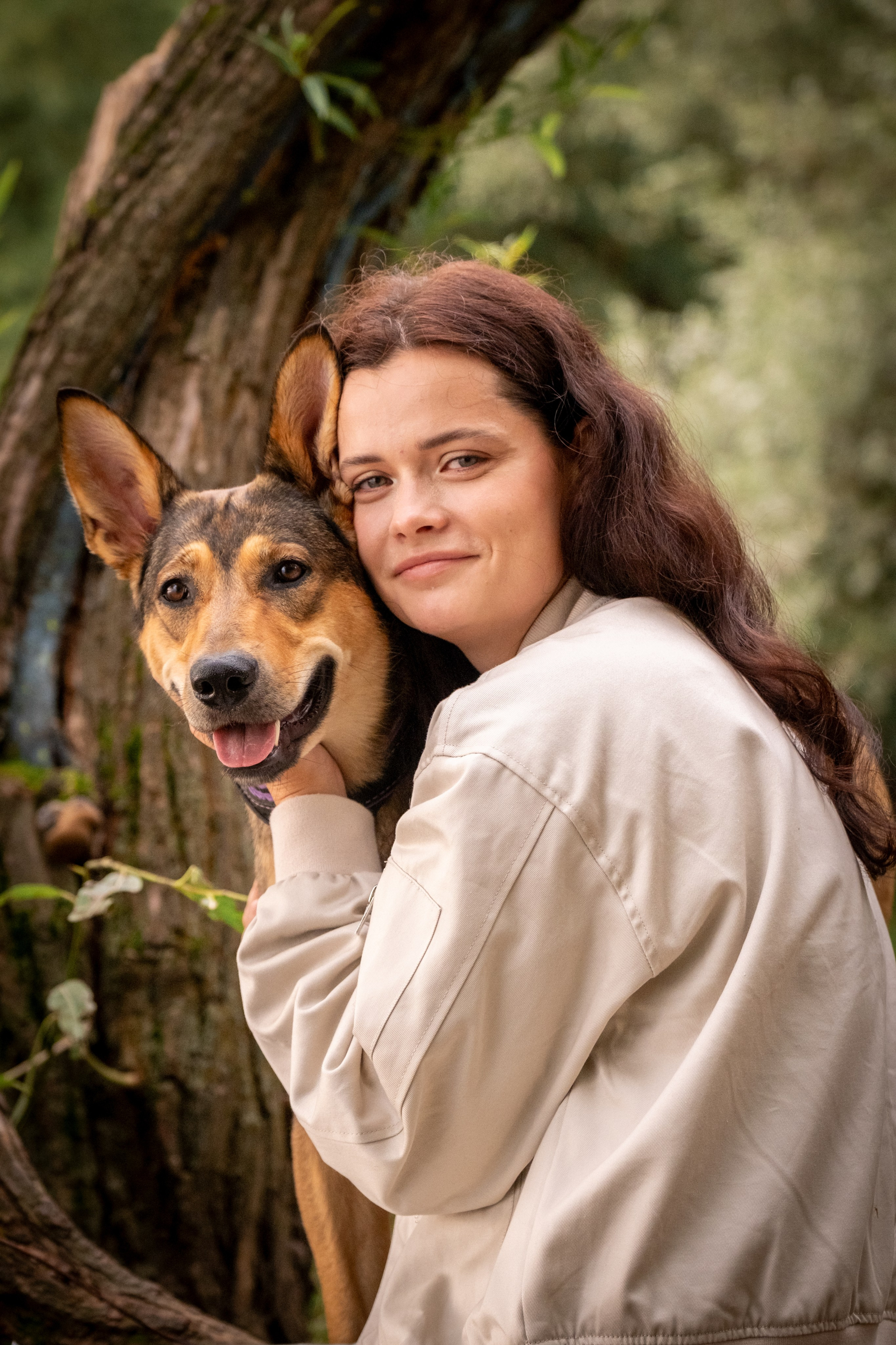 Надя и Луна. Зоофотограф, фотограф животных в Москве и области Дина Дамоцева