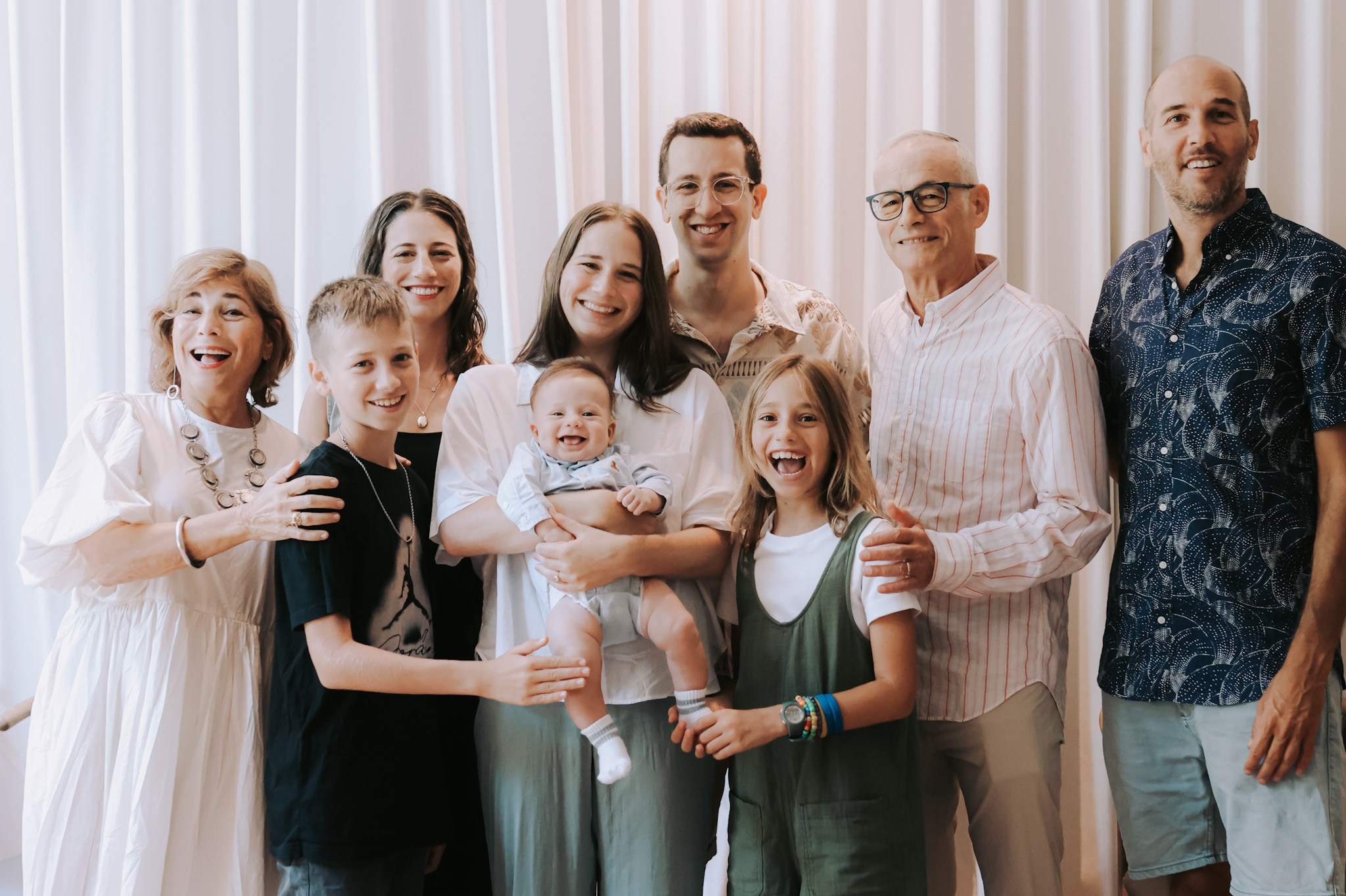 Baby celebration, September 2025. Photographer in Israel Alice Milchin
