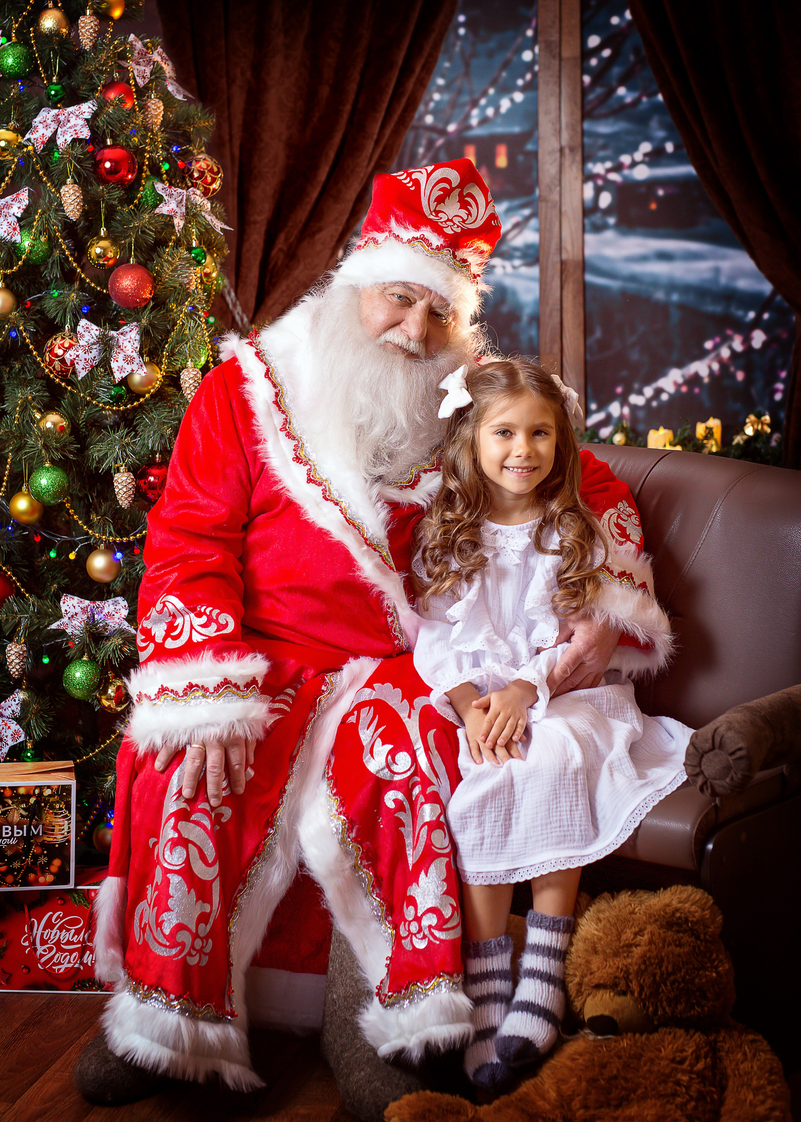 Фотосессия с Дедом Морозом 2022 год. Фотограф в детский сад Елена Колчева Новокузнецк