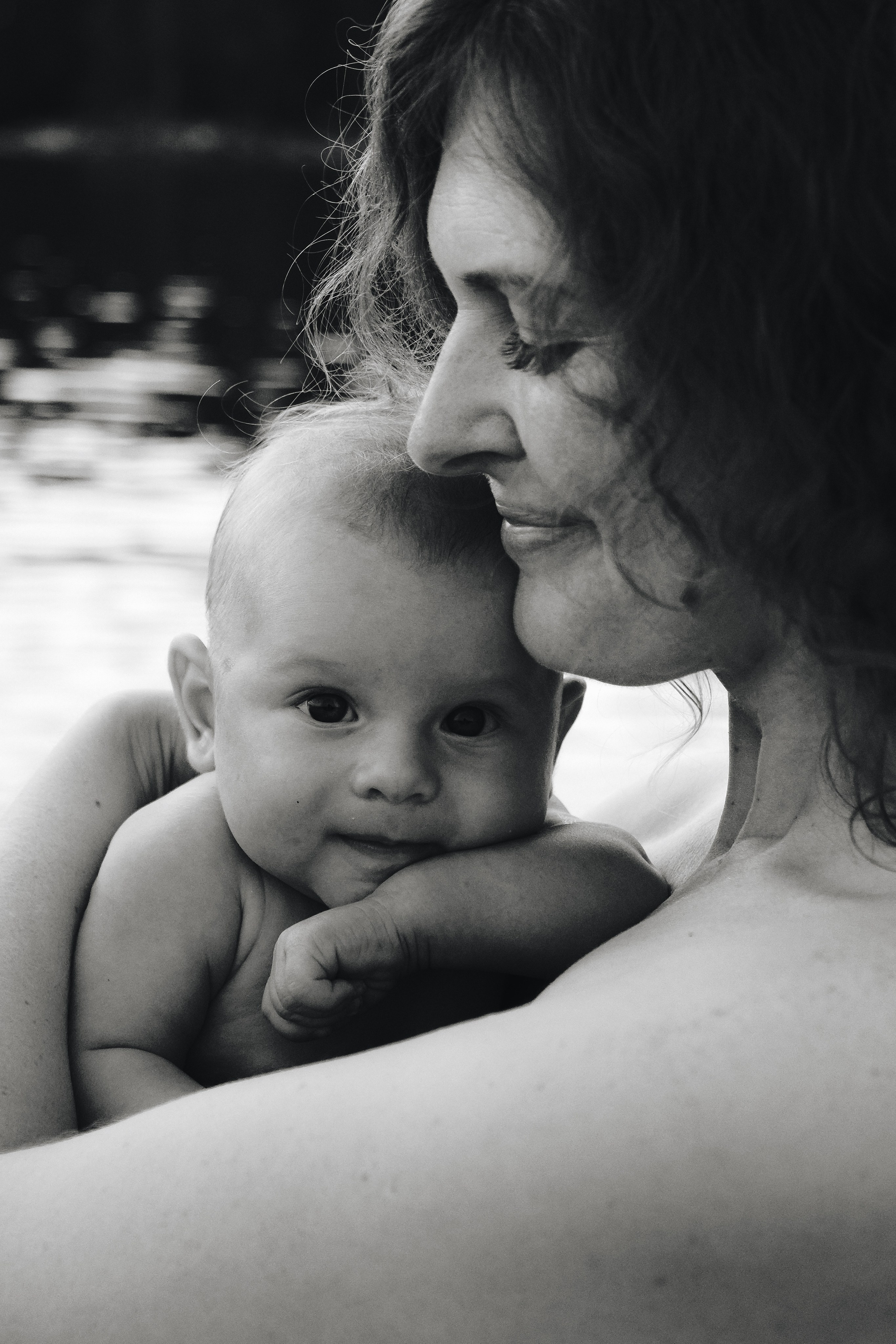 Елена с сыном. Фотограф Наташа Лисица