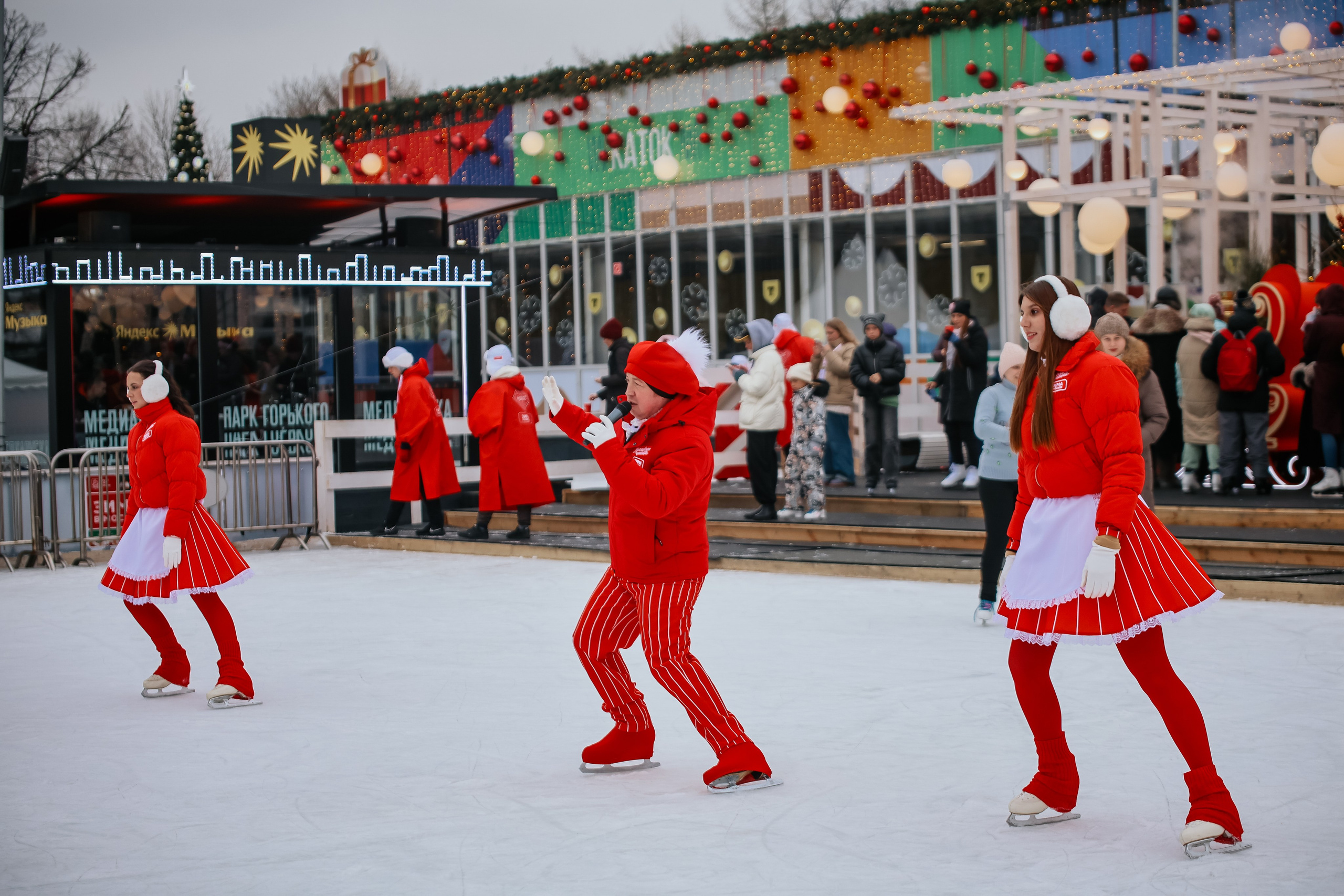 Ледовое шоу Парк Культуры проект Московское Чаепитие. Фотограф и видеограф Анна Домашенко
