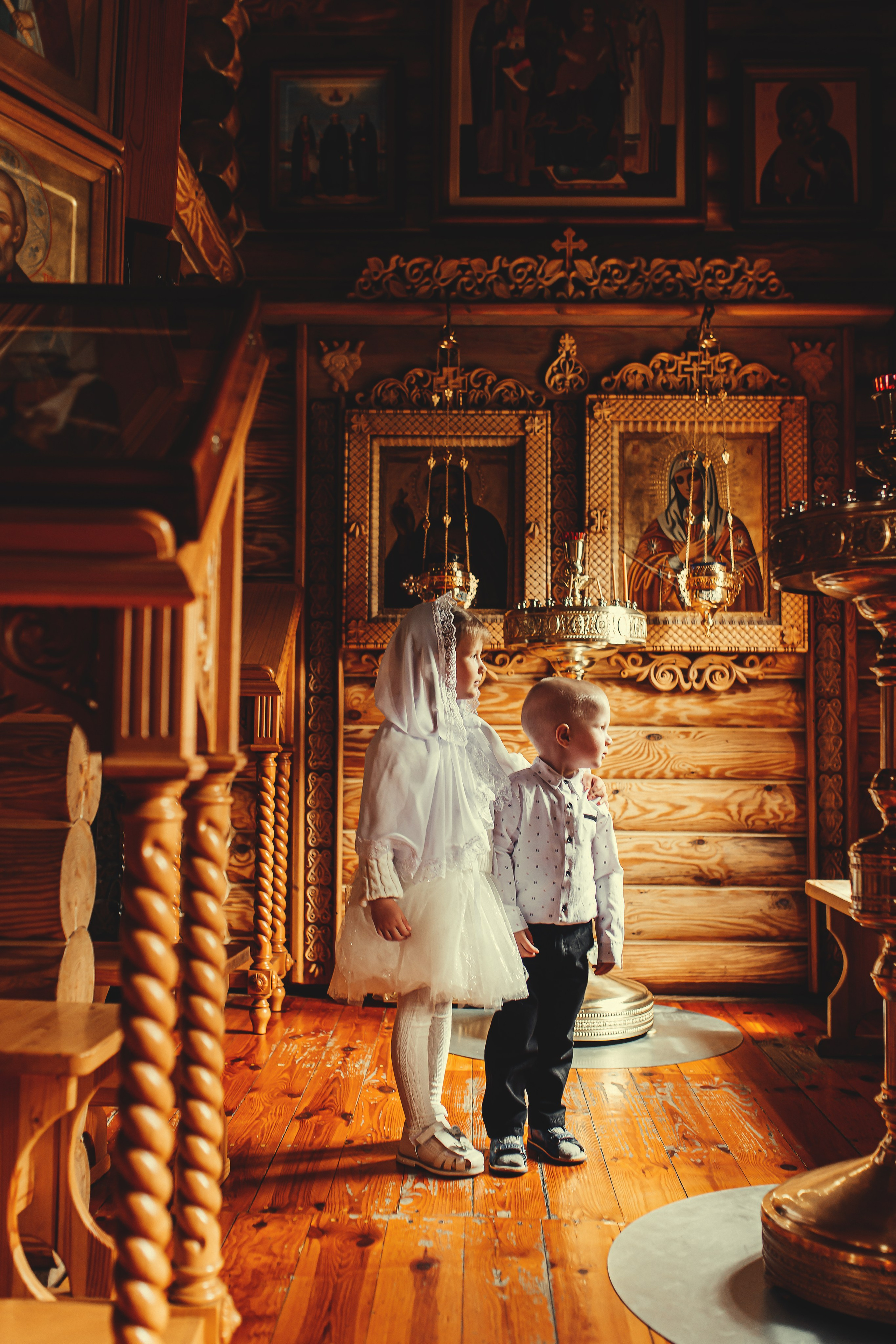 Таинство Крещения Арины и Глеба. Фотограф Таинств Крещения и Венчания в г. Курске