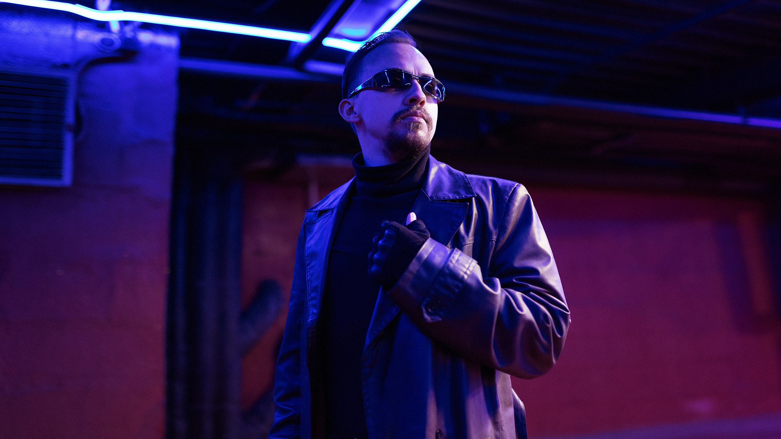 Илья, киберпанк. Фотограф Никита Локтионов Москва