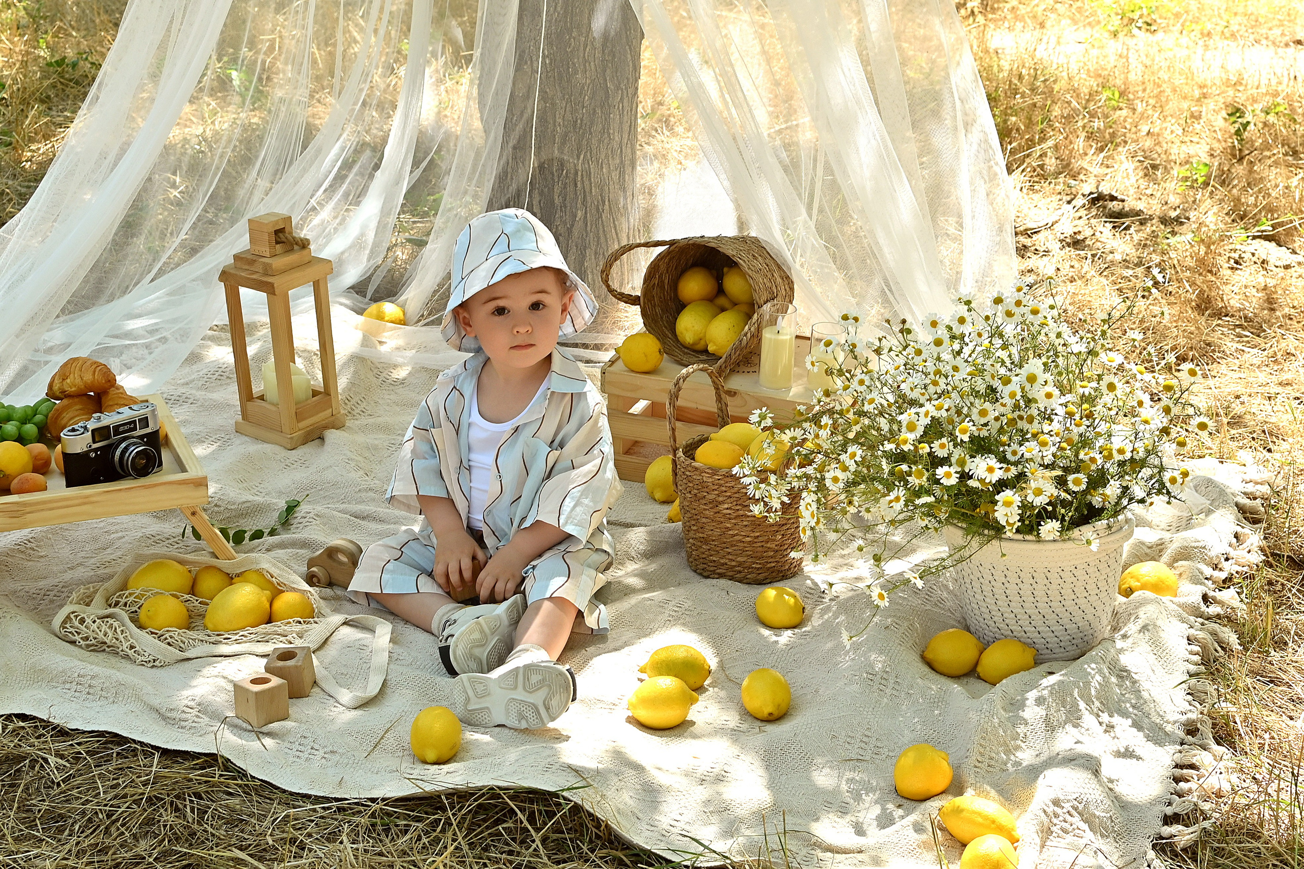 Стирка&Пикник. Детская фотостудия «Ягоза»