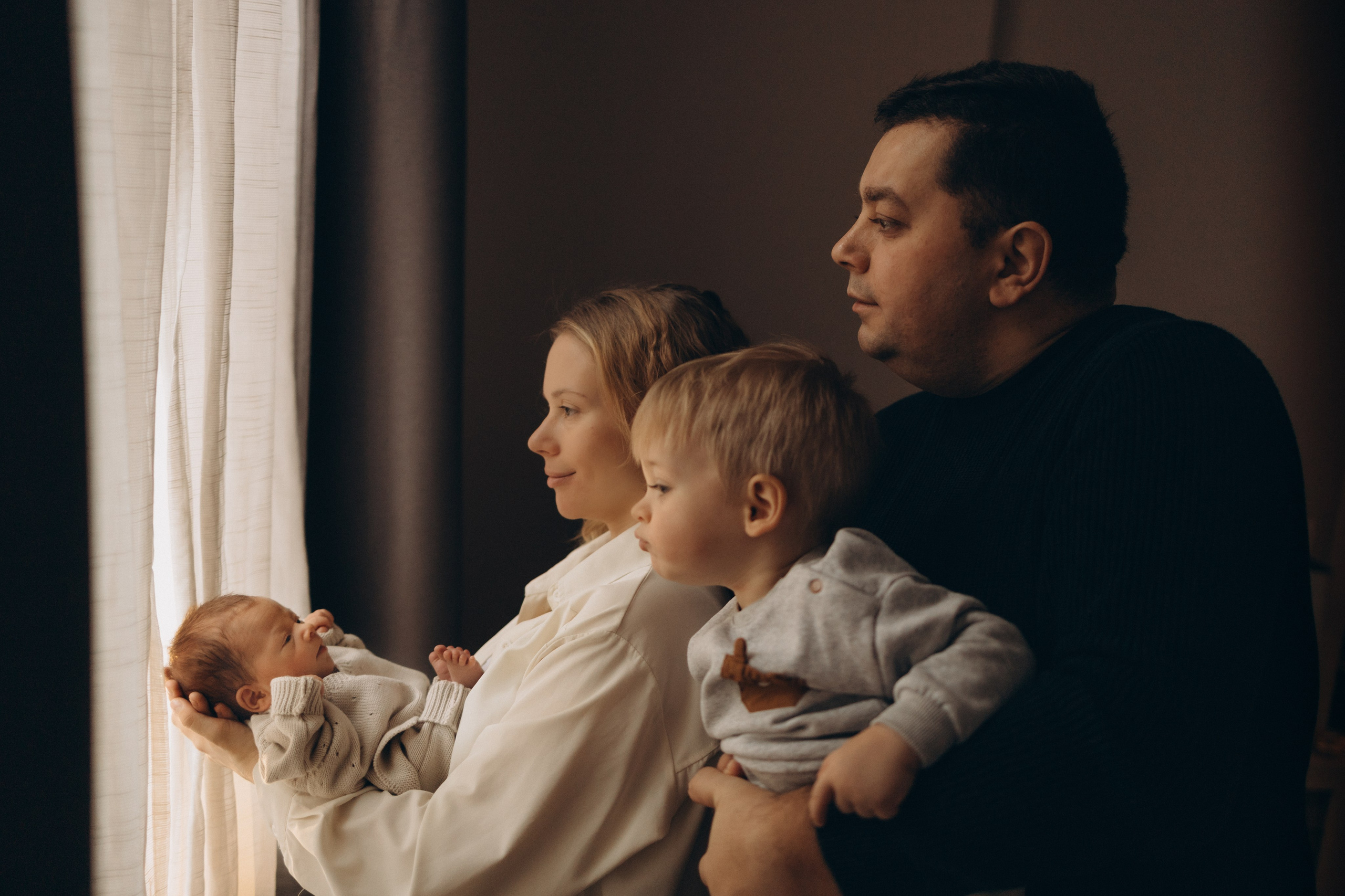 Мирон 1 неделька. Семейный и детский фотограф, женский портрет Москва Светлана Мертикова