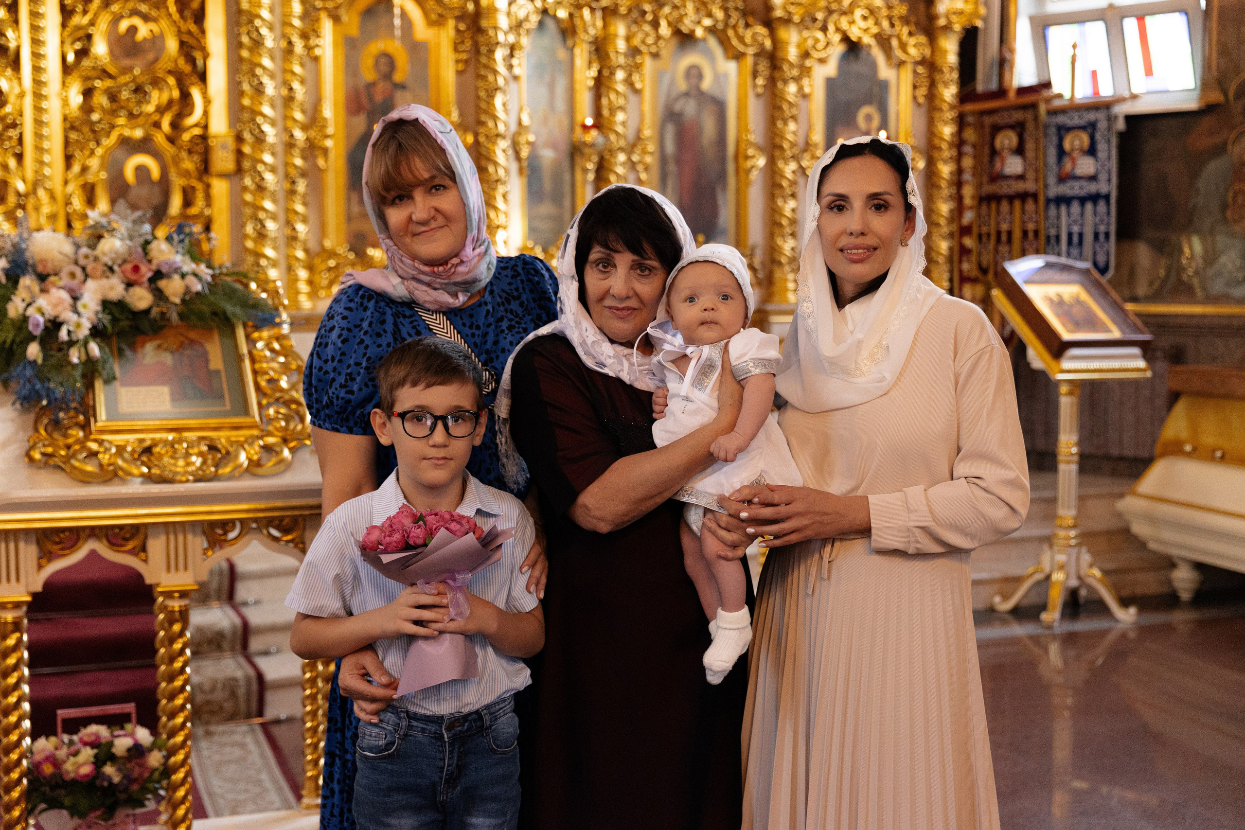 Крещение в Церкви иконы Божией Матери Целительницы. Свадебный фотограф и видеограф Краснодар, Ростов, Сочи, Новороссийск