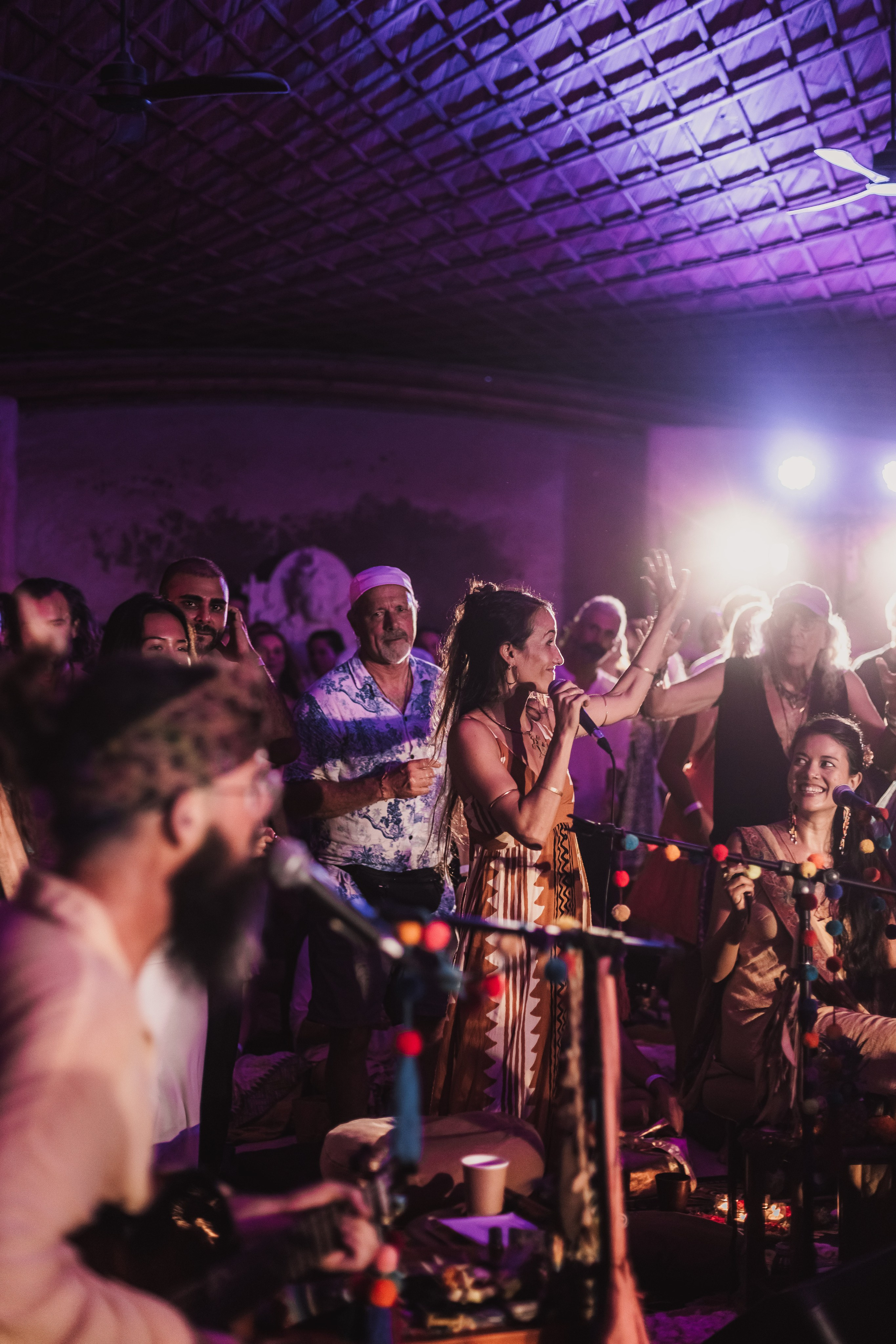 Hanuman Project kirtan at Alchemy april. Mariam Bagdasaryan