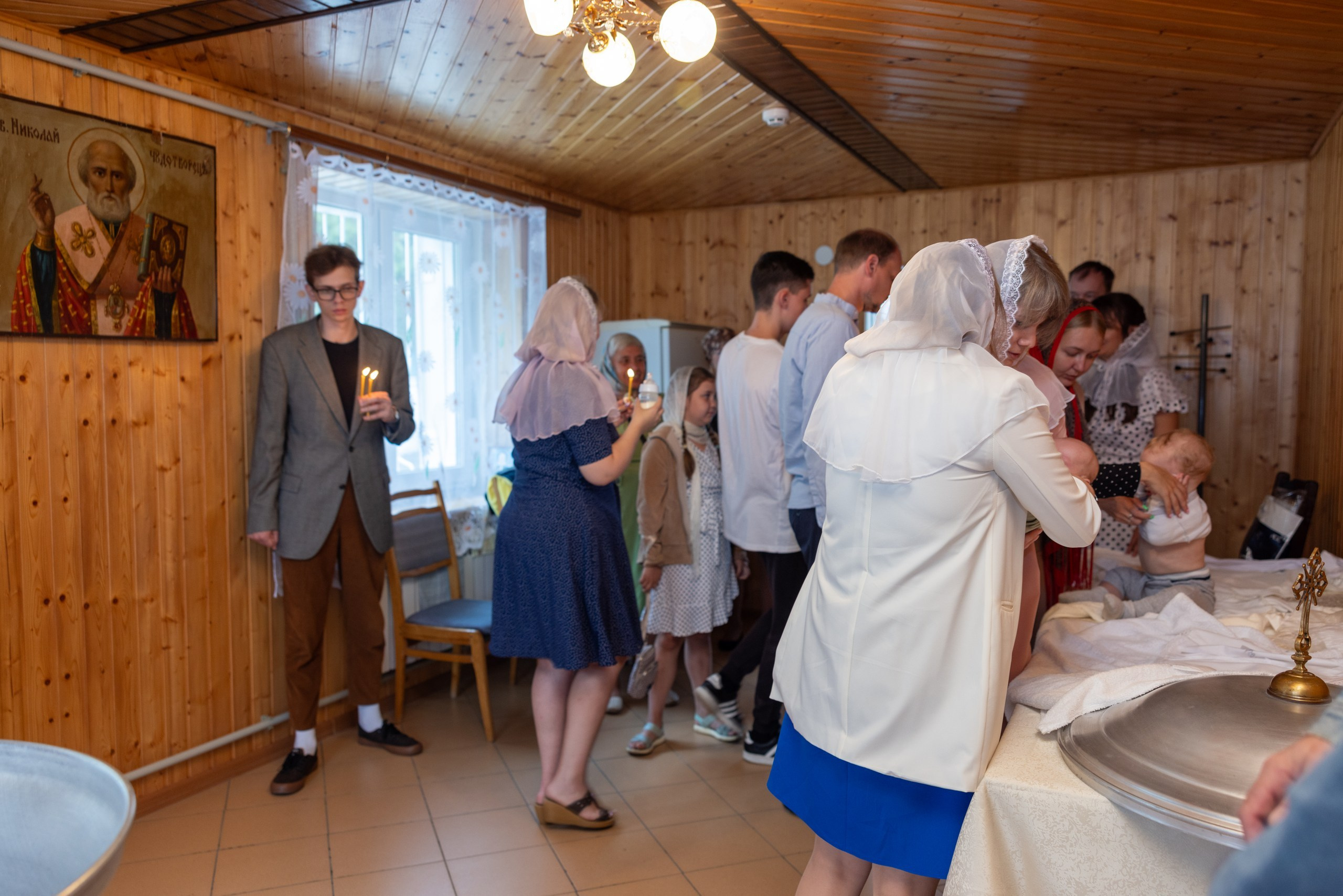 Образец репортажа крещения оригиналы, без искажений, без вспышки, светосильная оптика!. Фотограф в Туле Крупский АнДРей. Фотостудия «КАДР71» в Туле