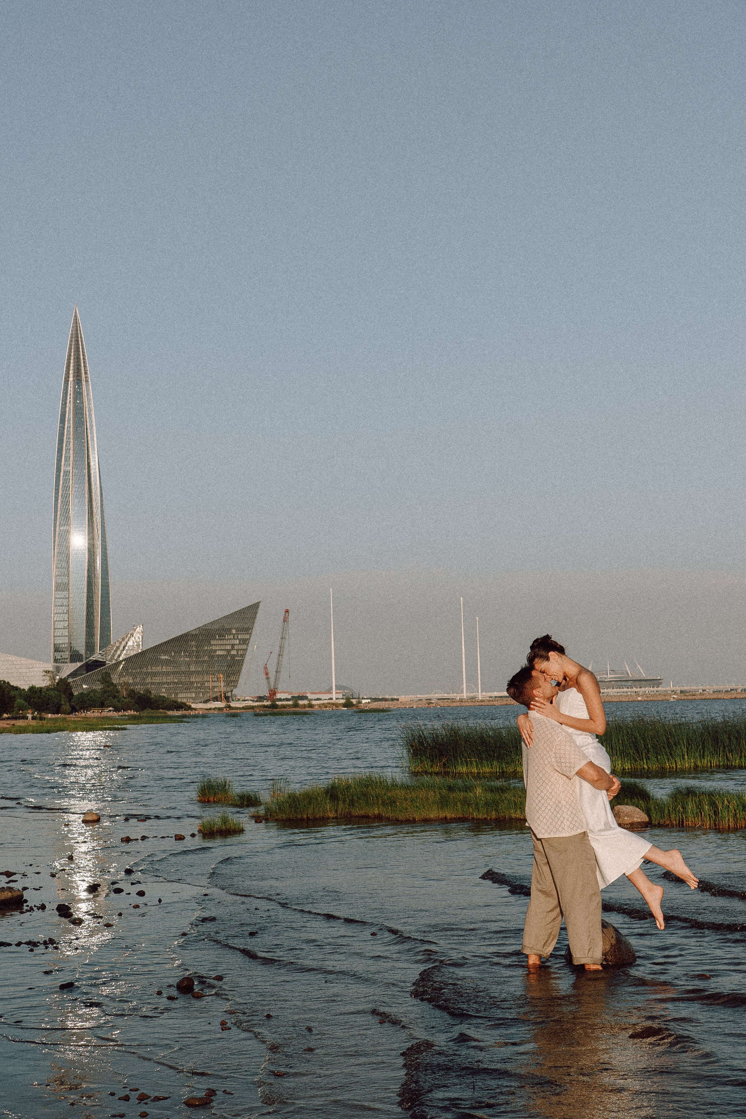 СВАДЕБНАЯ ФОТОСЕССИЯ ВЫЕЗДНОЙ ЦЕРЕМОНИИ (ФИНСКИЙ ЗАЛИВ). Профессиональный фотограф, Санкт-Петербург — Виктория Богомолова