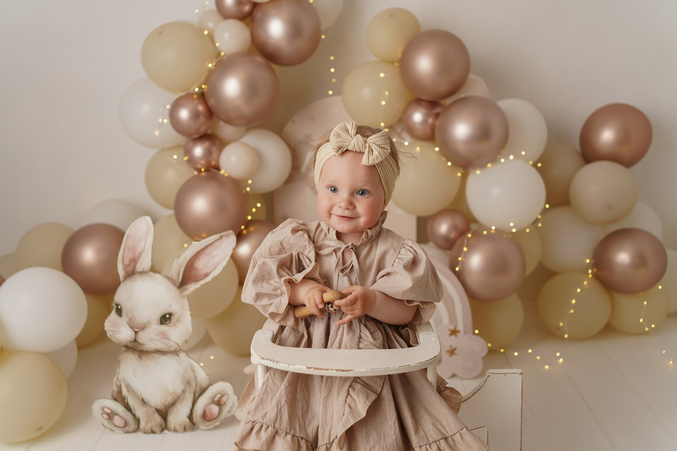 Детская фотосессия Первый год для девочек. Детский фотограф и фотограф новорожденных в Калининград Оксана Иваний