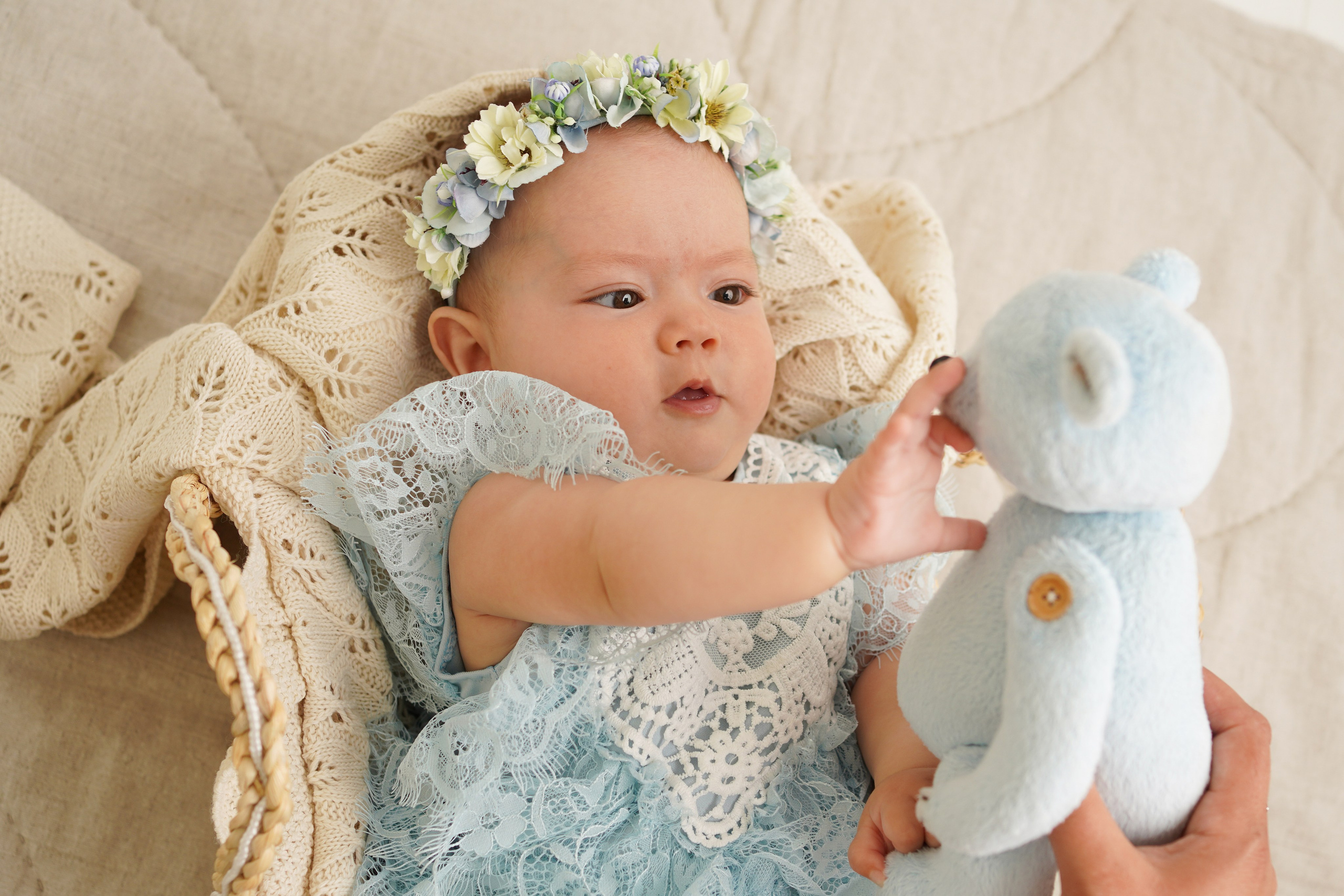 Фотосессия 6 месяцев малышке. Детский фотограф и фотограф новорожденных в Калининград Оксана Иваний