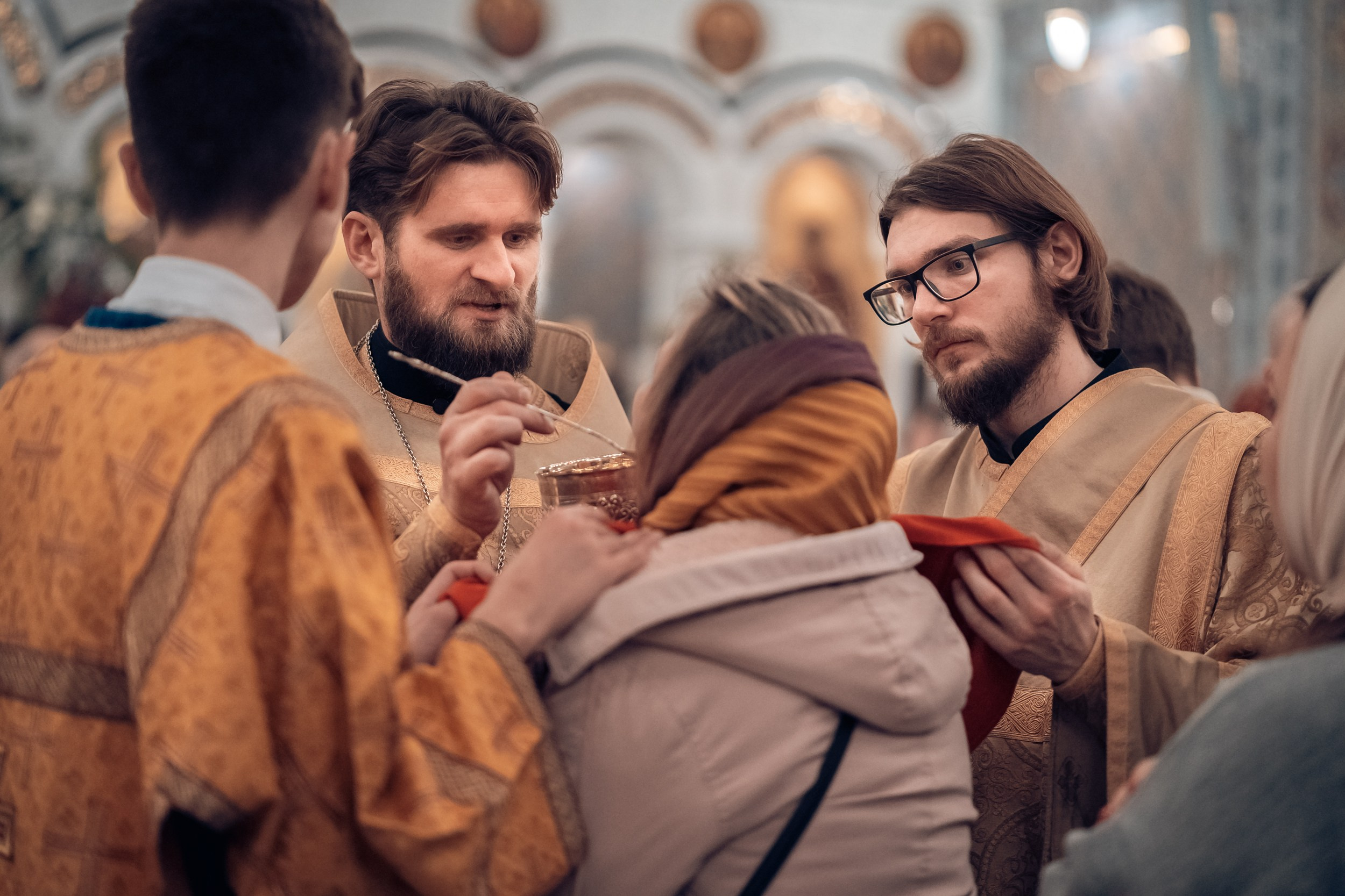 Божественная Литургия в новогоднюю ночь 2025 г, Херсонес Севастополь. Церковный фотограф Севастополь