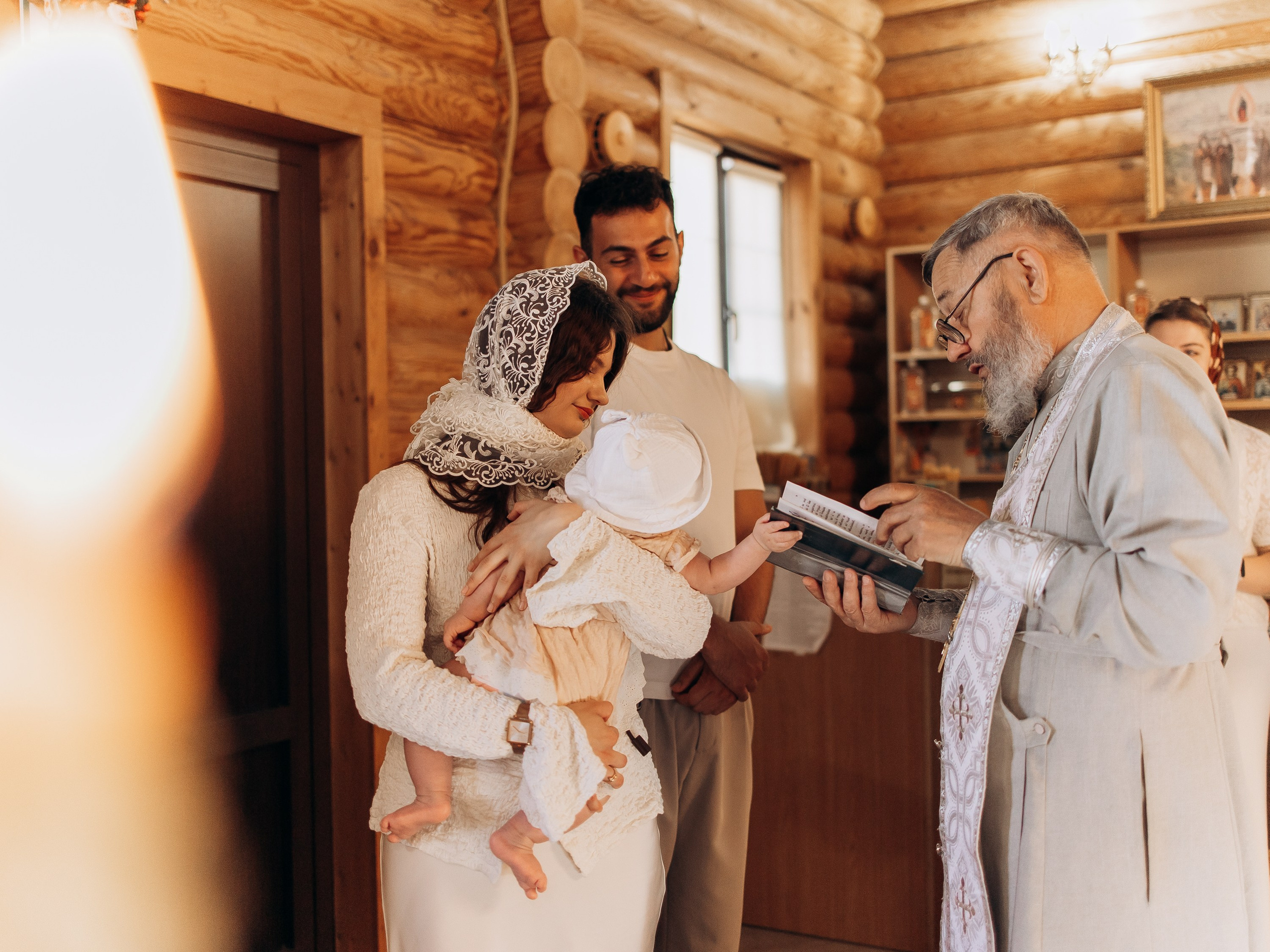 Таинство Крещения Татии. Семейный фотограф в Краснодаре Храмова Анна