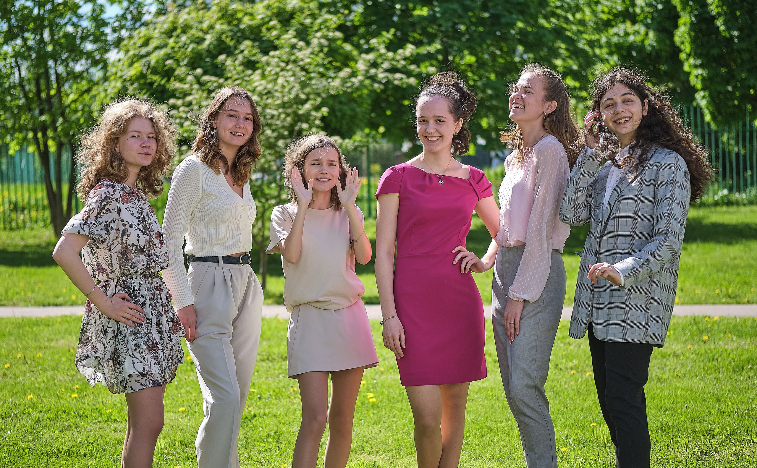 Школьная съёмка выпускников (Репортаж)