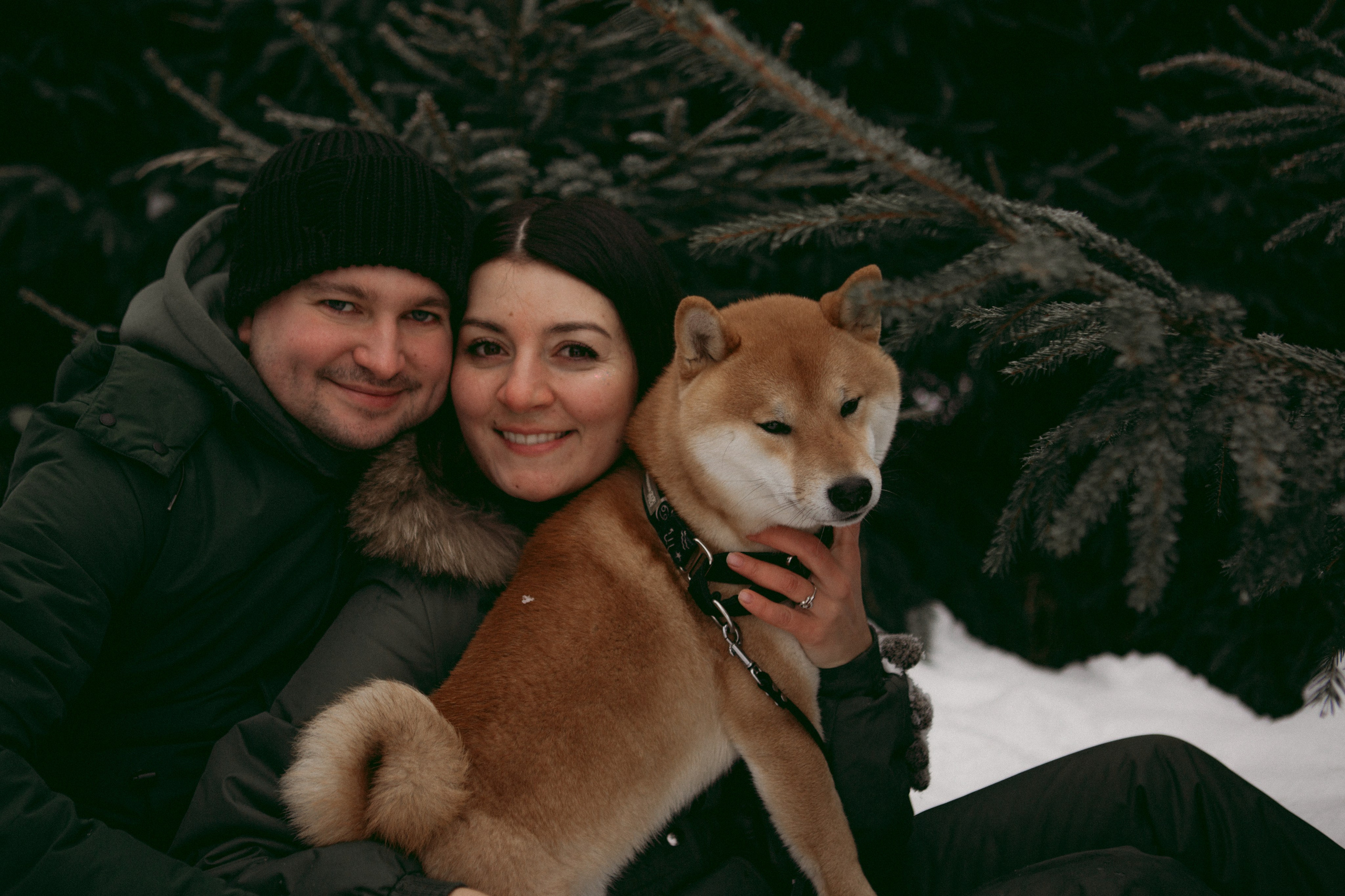 Katya, Dima, Rokki. Portrait, family and pet photographer in Cyprus, Ksenia Bourdelle