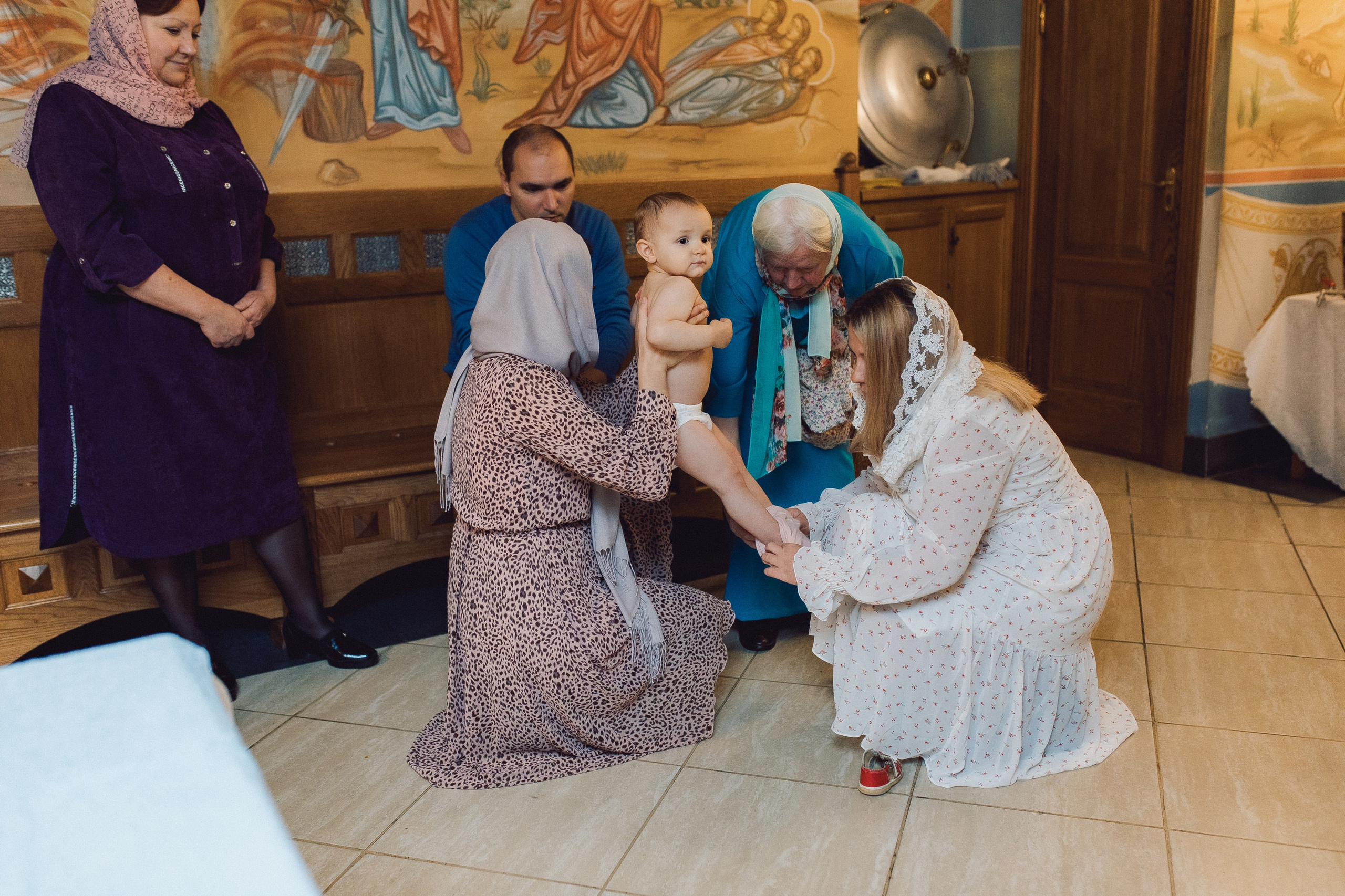 Крещение в Троицком соборе