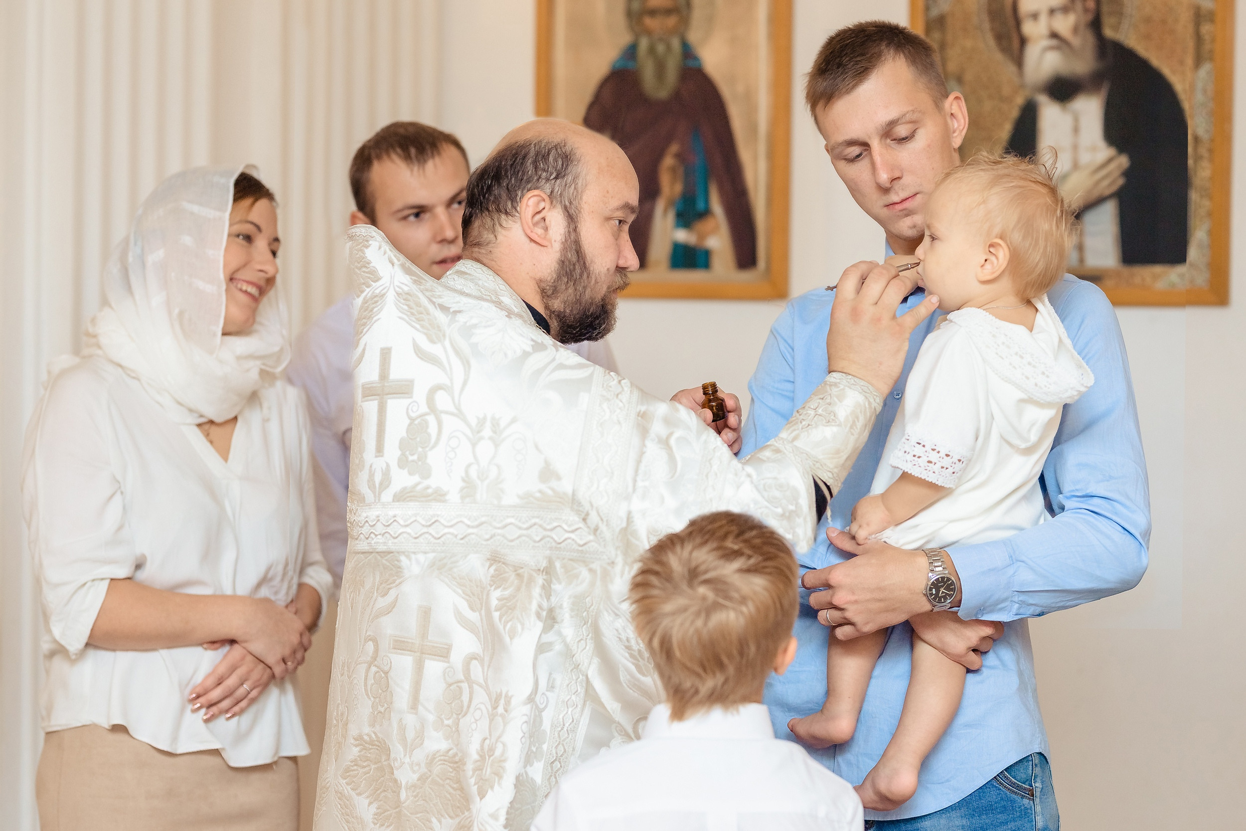 Таинство Крещения. Анна Войнова семейный фотограф в Санкт-Петербурге