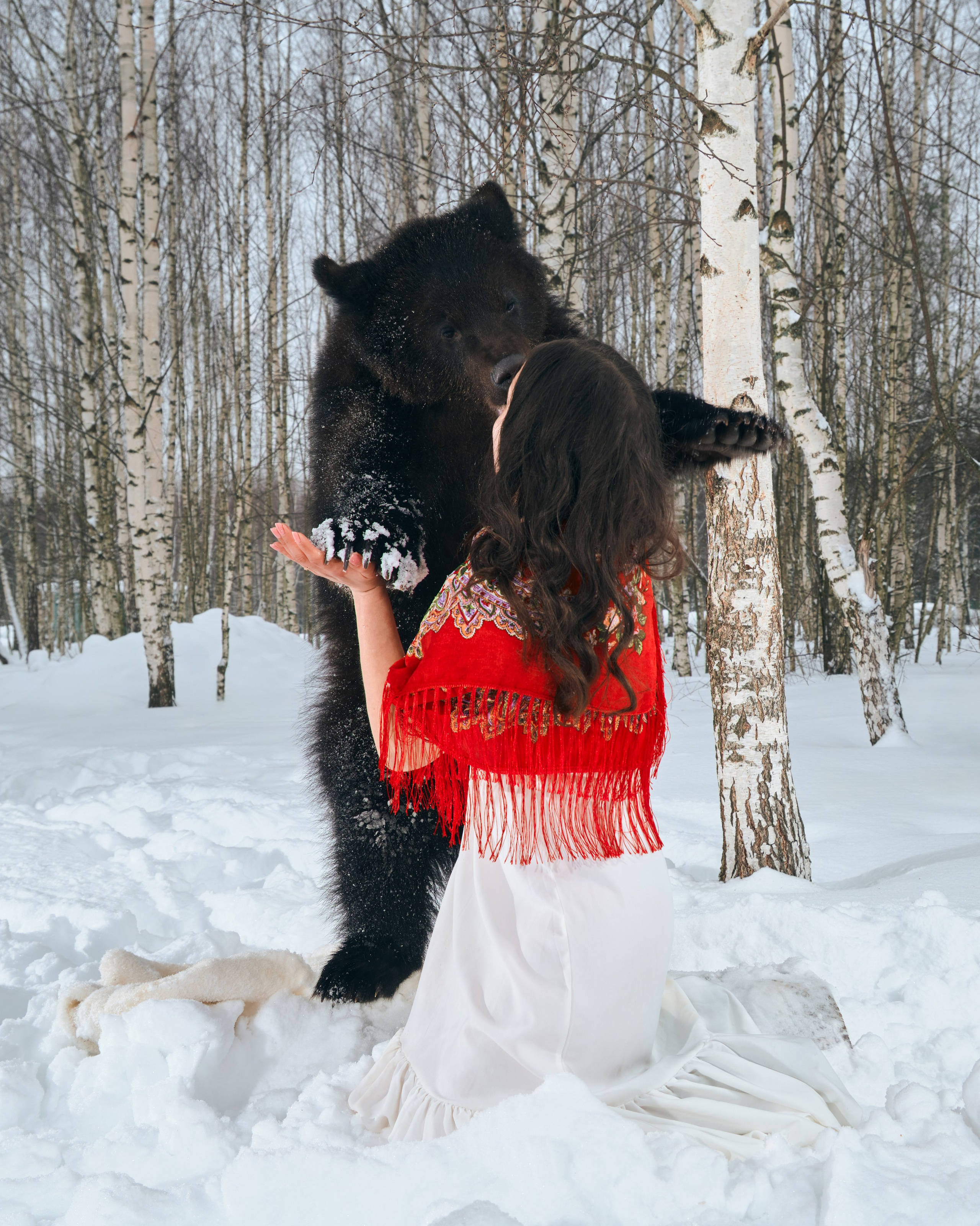 Фотосессия с медведем. Фотограф в Москве — Галунина Кристина