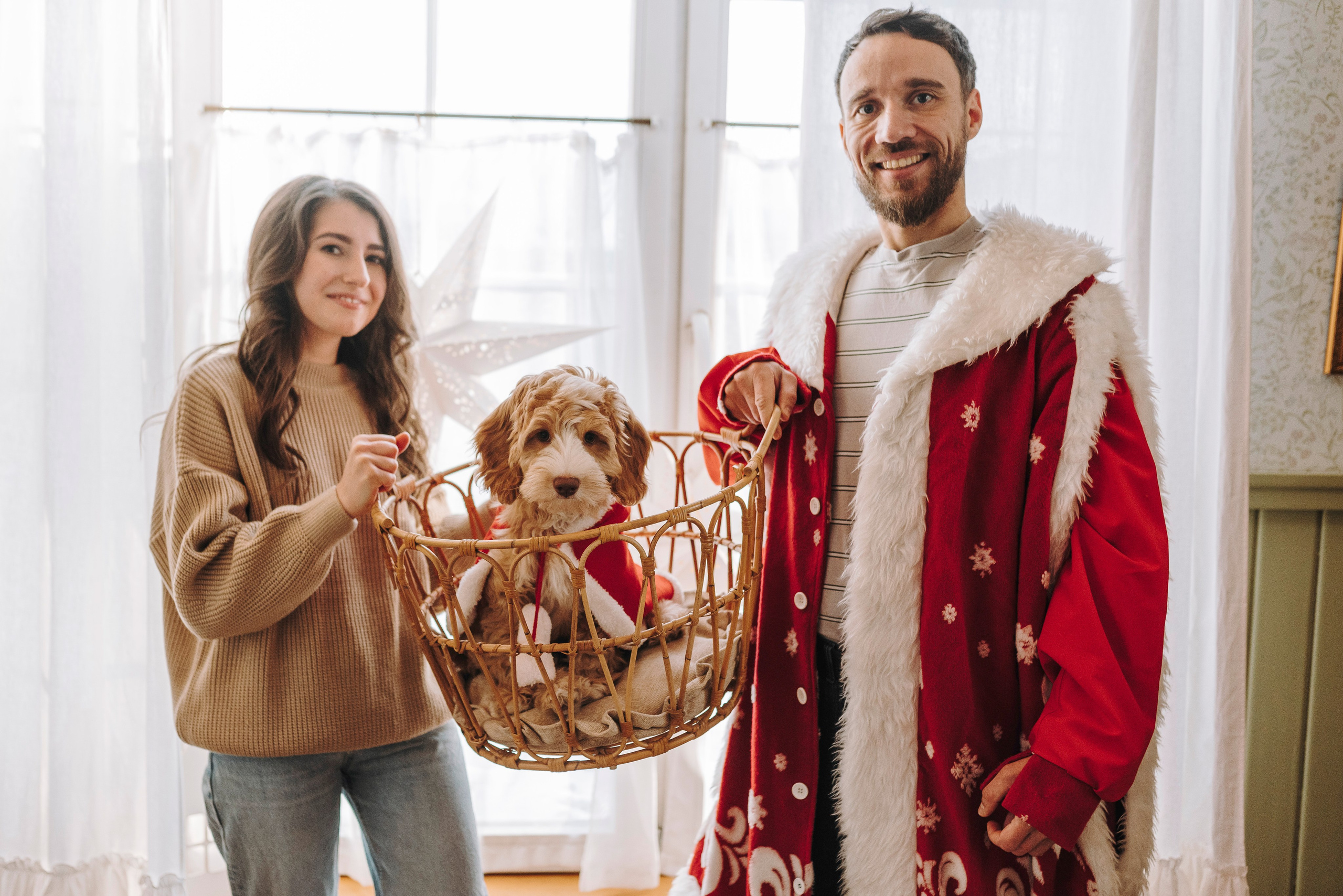 Мёрфи, Таня и Антон. Фотограф анималист в Спб недорого Олеся Майорова