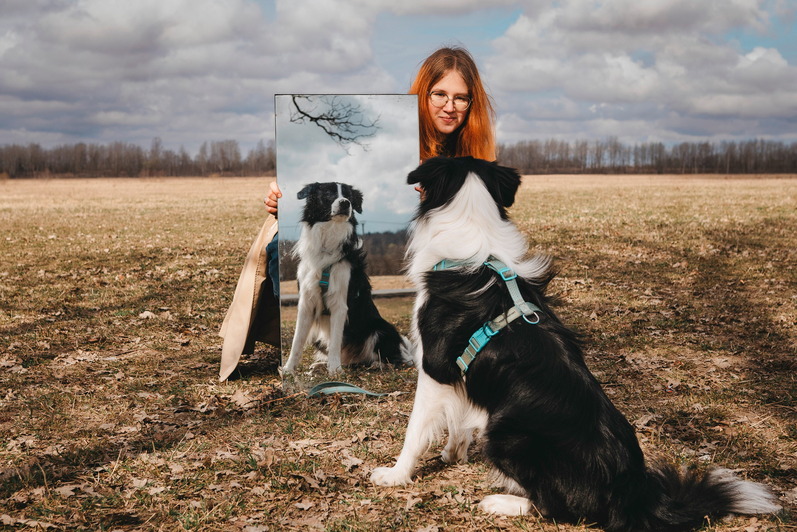 Нил и Алёна. Фотограф анималист в Спб недорого Олеся Майорова