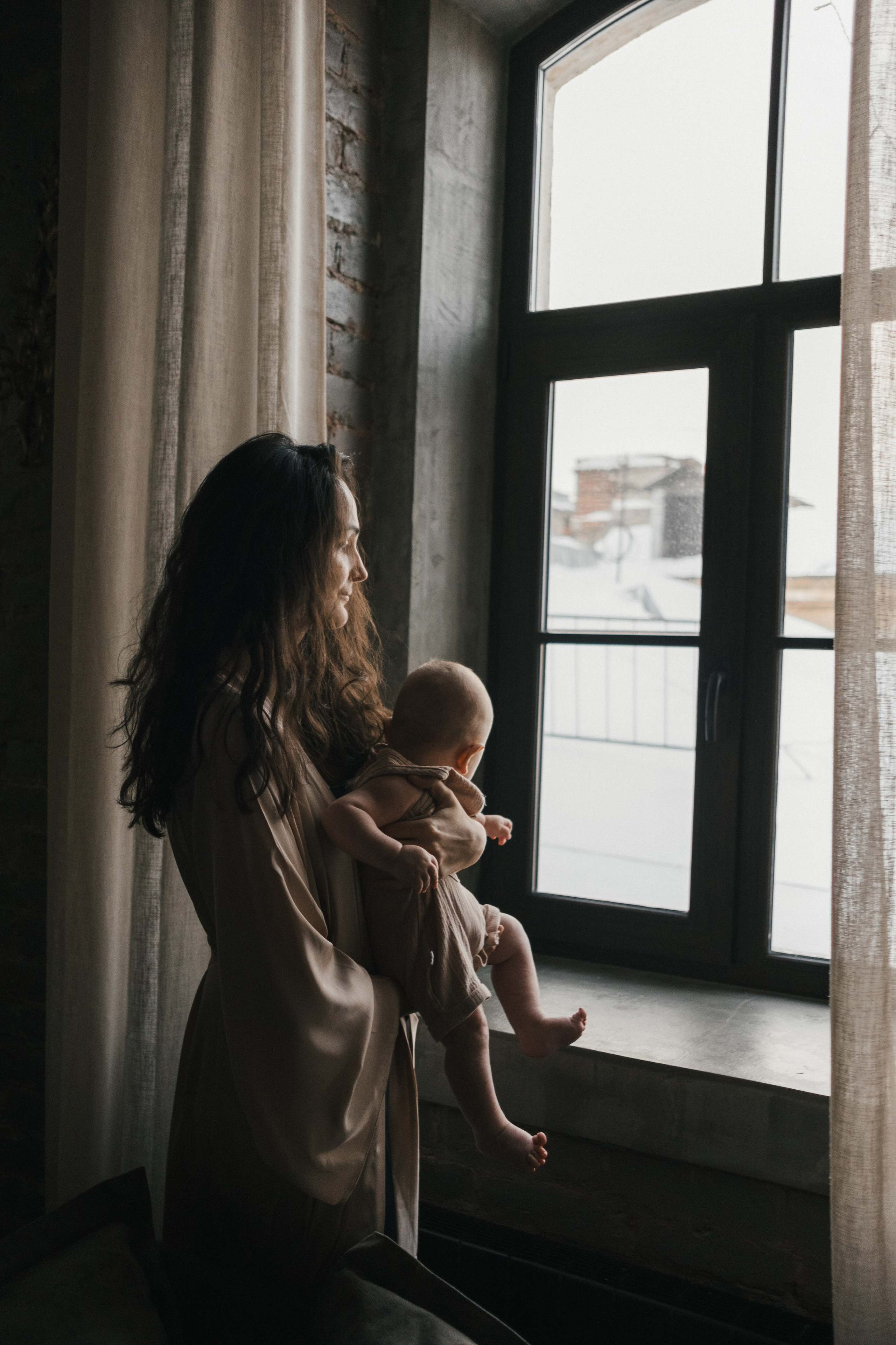 Мама и малыш. Питерское утро Светы и Мироши. Фотограф в Москве (готова приехать к вам в город)