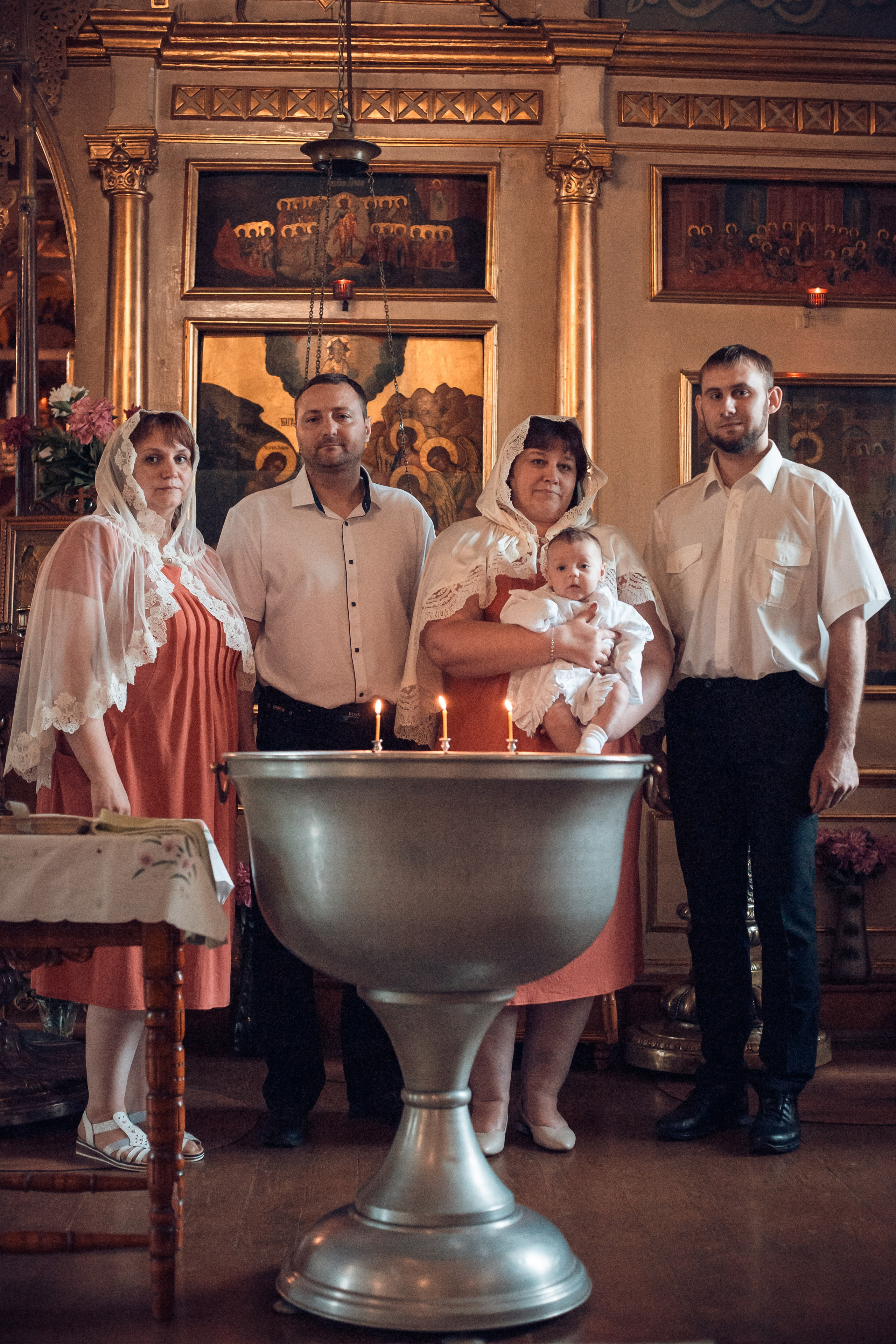 Крещение Артемия в Георгиевской церкви Калуги