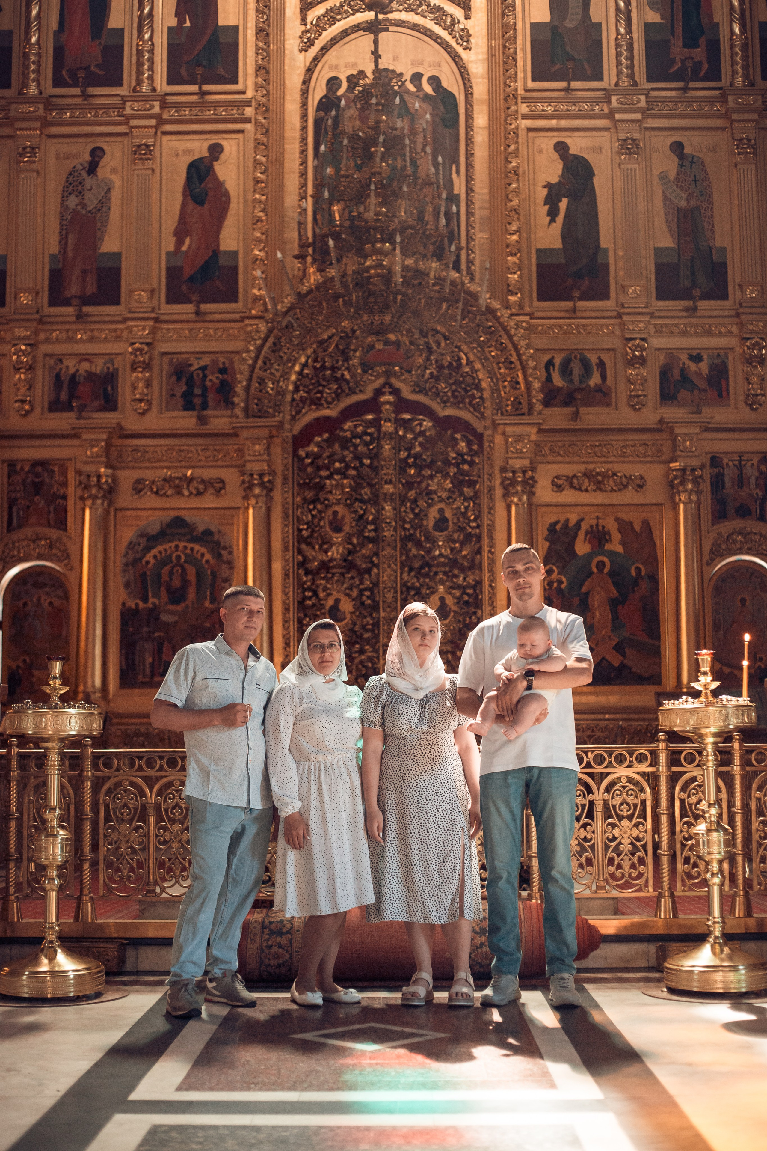 Крещение Дмитрия в Свято-Троицком кафедральном соборе Калуги