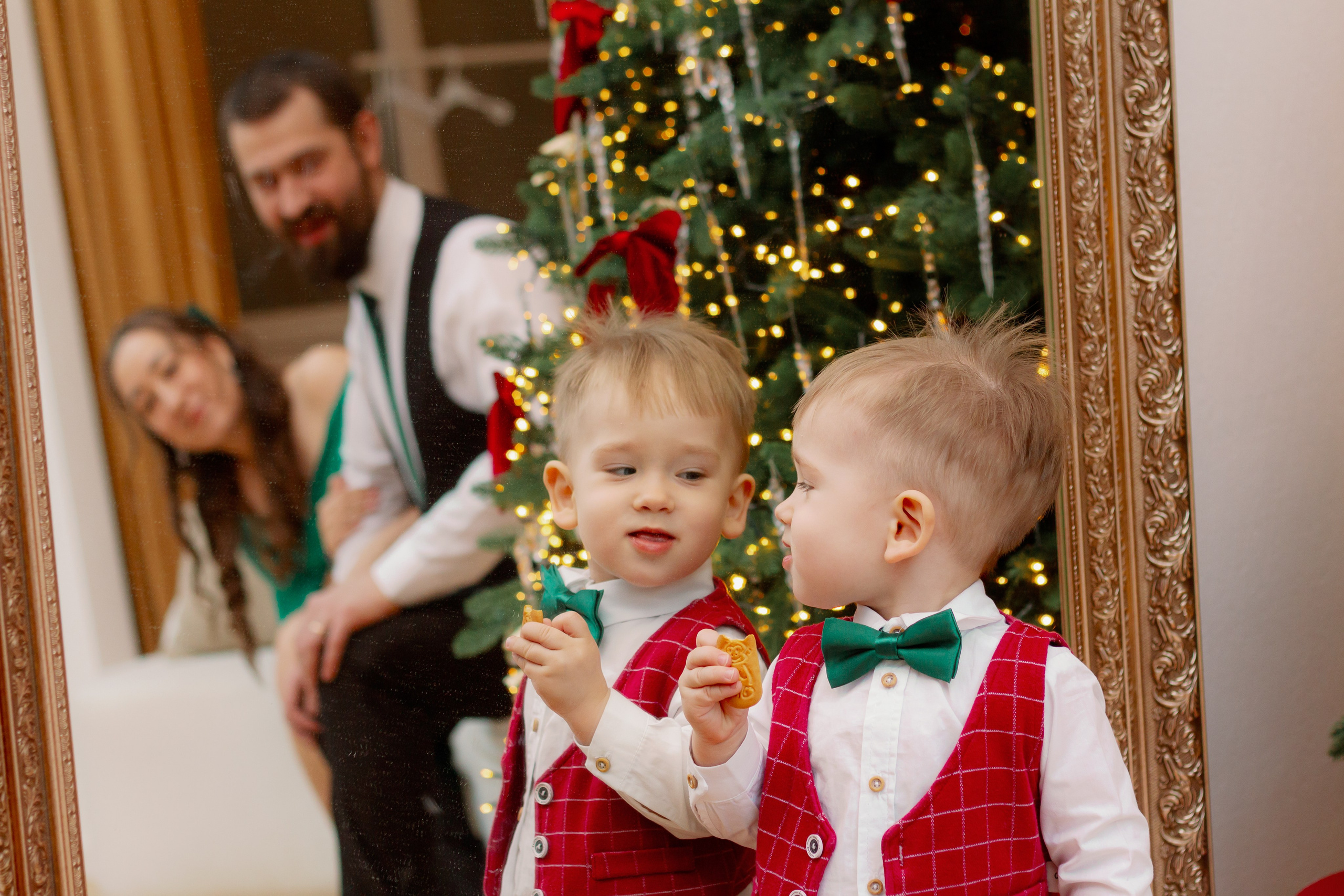 Время чудес! Семейная новогодняя фотосессия в студии, Екатеринбург. Фотограф в Екатеринбурге Пойгина Елена