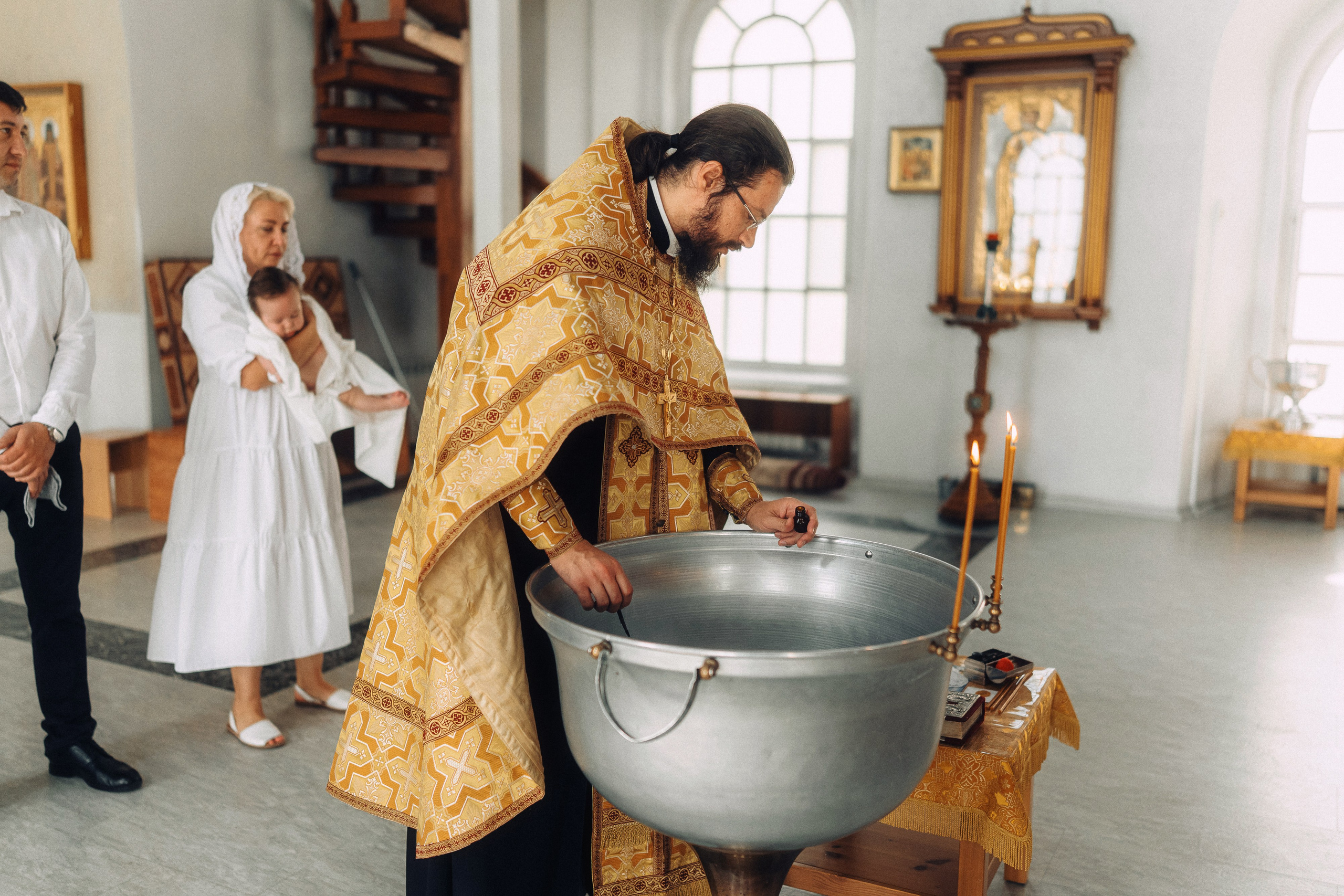 Таинство крещения в Воронеже. Свадебный и репортажный фотограф в Воронеже Роман Янко