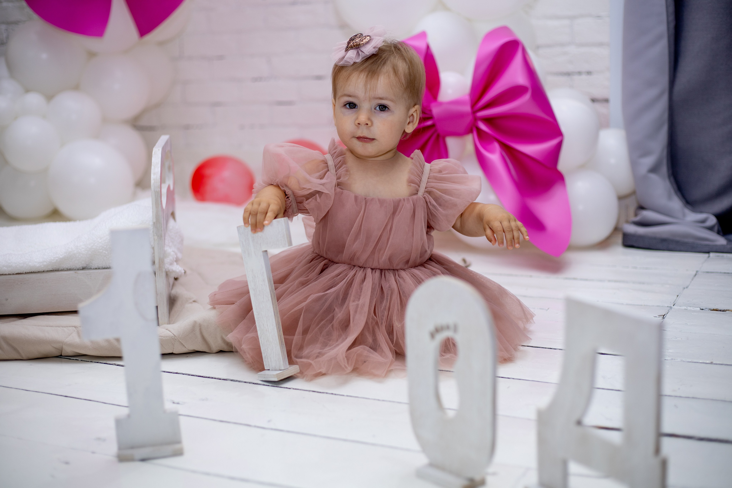 1 годик Анюте. Фотограф новорожденных в Екатеринбурге