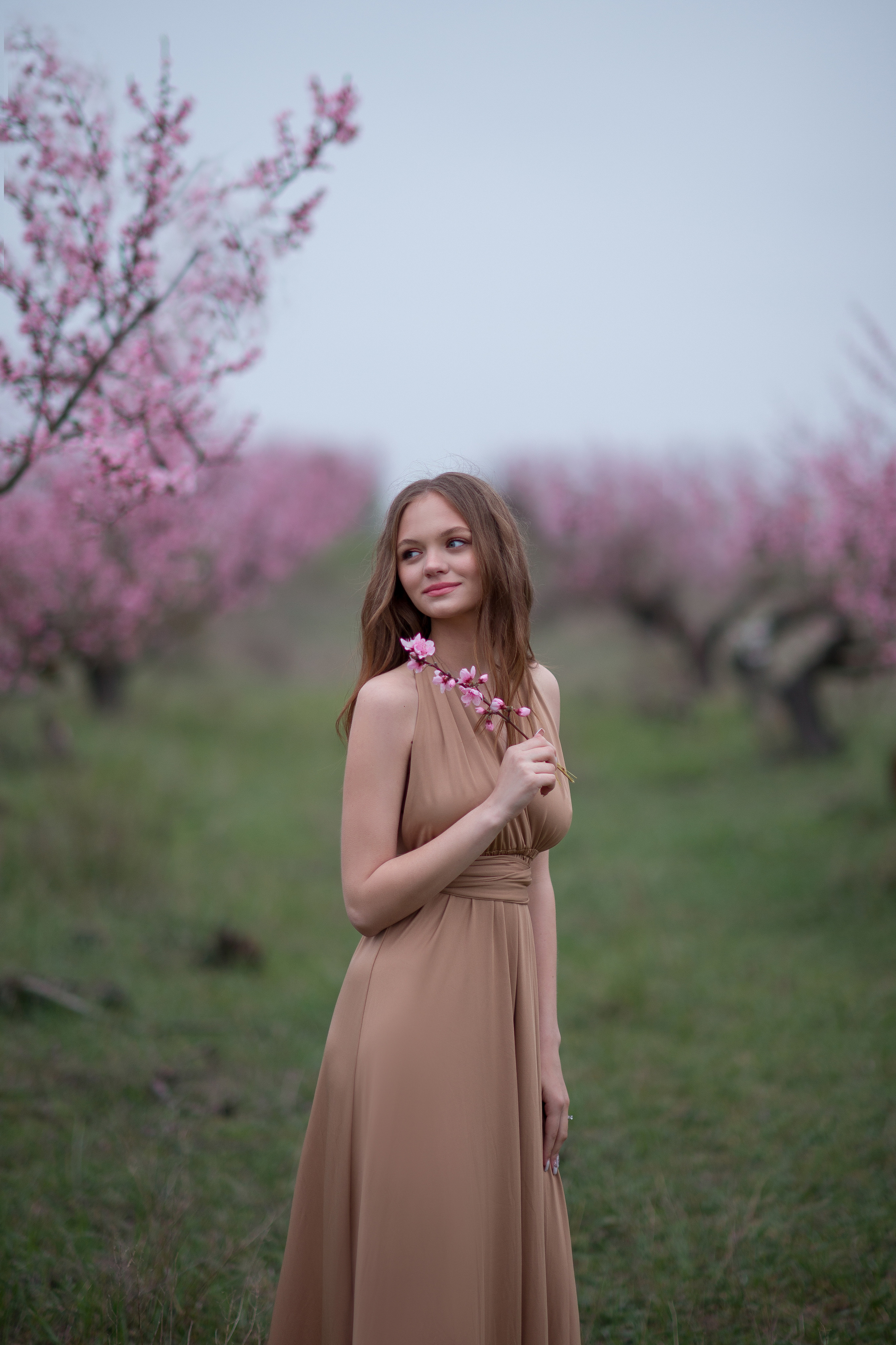 Фотосессия в цветущих персиковых садах в Крыму. Ознакомиться с портфолио, уточнить условия и цены можно на сайте или по телефону, указанному в разделе "Контакты"