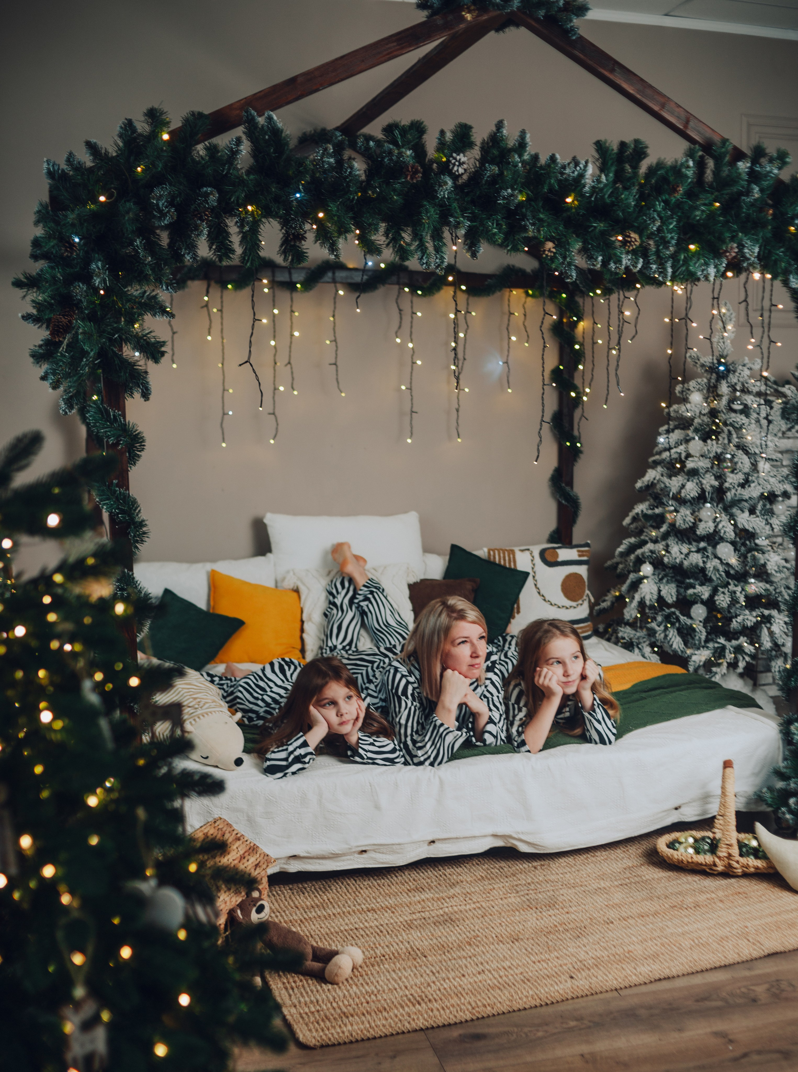 Оля и ее доченьки. Фотограф Брянск