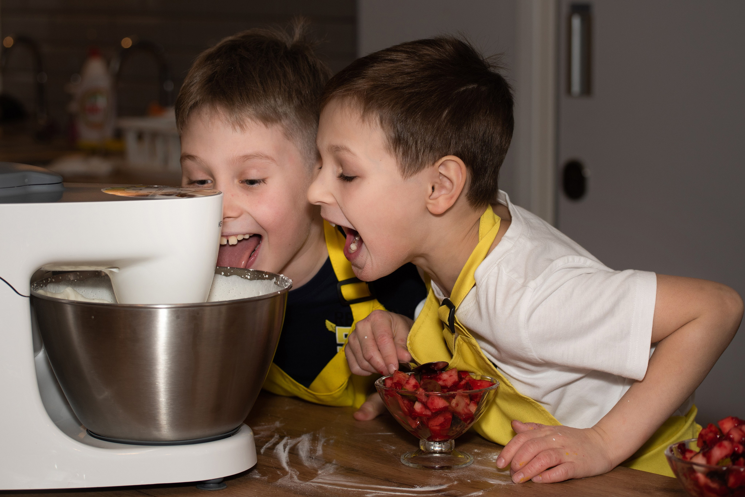 Детский день рождения в кулинарной студии. Фотограф Диана Вальтер