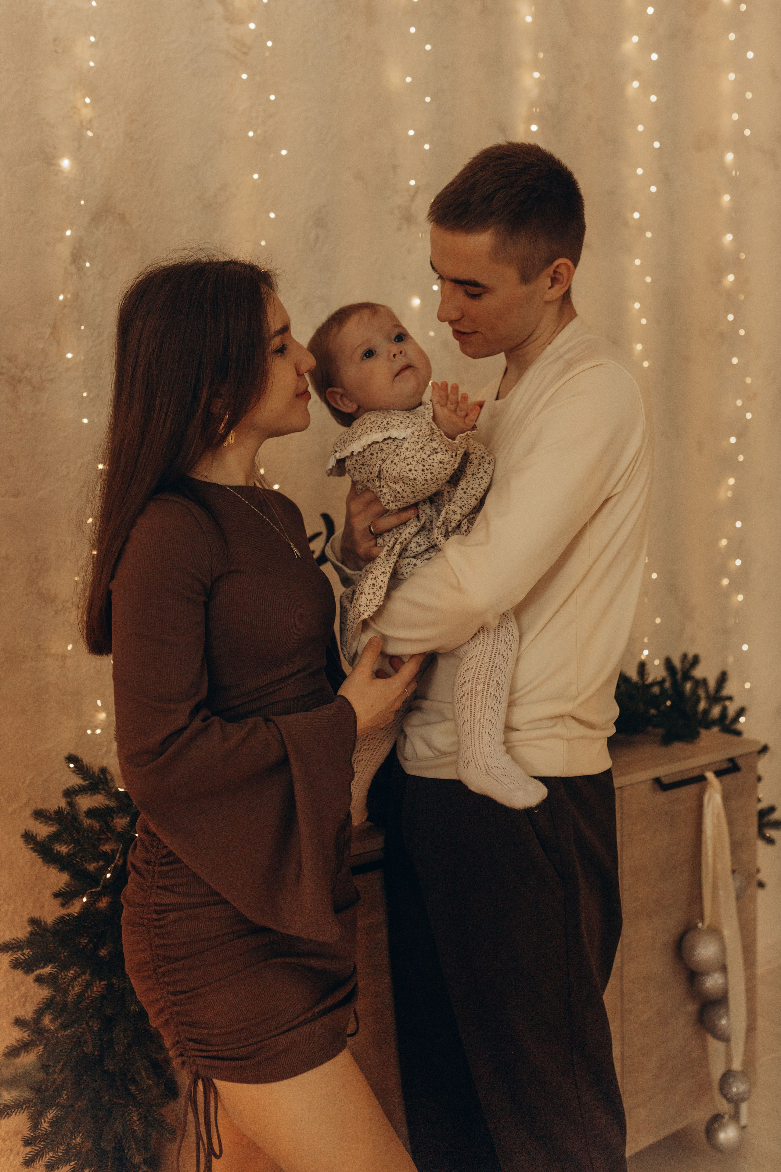 Новогодняя история Дмитрия, Полины и Анюты. Фотограф в Ставрополе Svetlana Matveeva