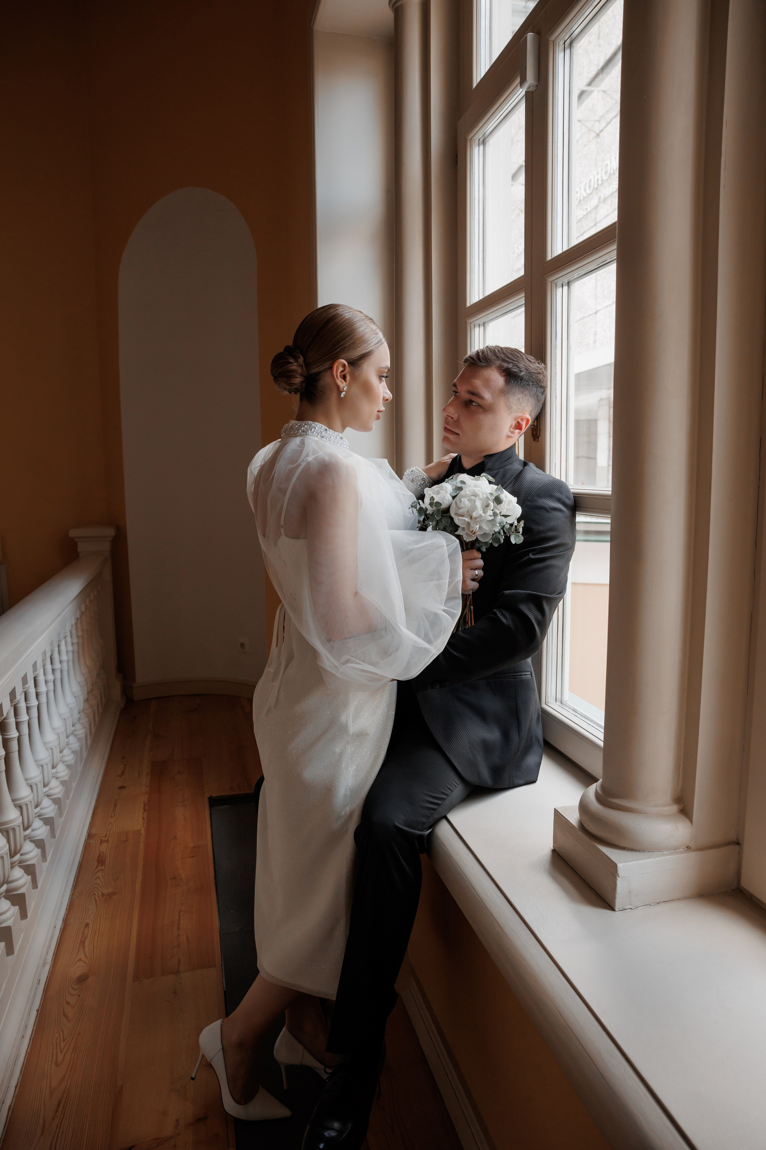 Анна и Сергей, Особняк Муравьевых-Апостолов, прогулка по ВДНХ, ресторан «Домик в саду». Свадебный и репортажный фотограф (Москва, Королев и другие)