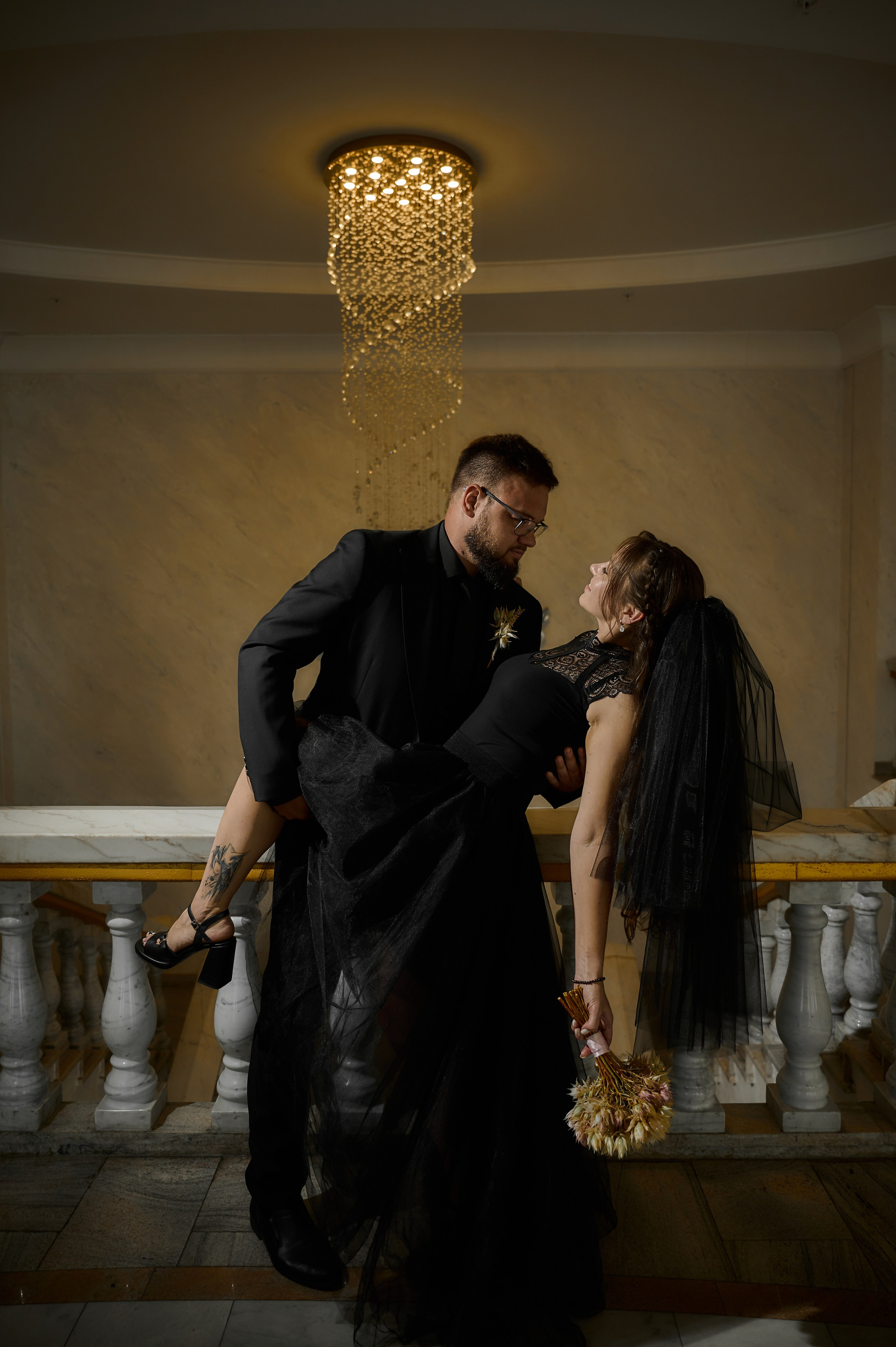 Свадебная фотосессия в Туле в черном. Свадебный фотограф в Туле Никита Беляев