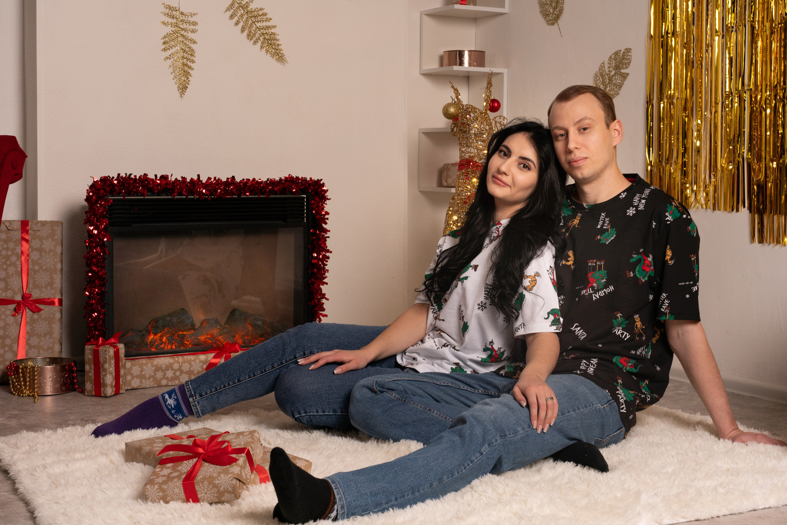 Новогодняя фотосессия в студии