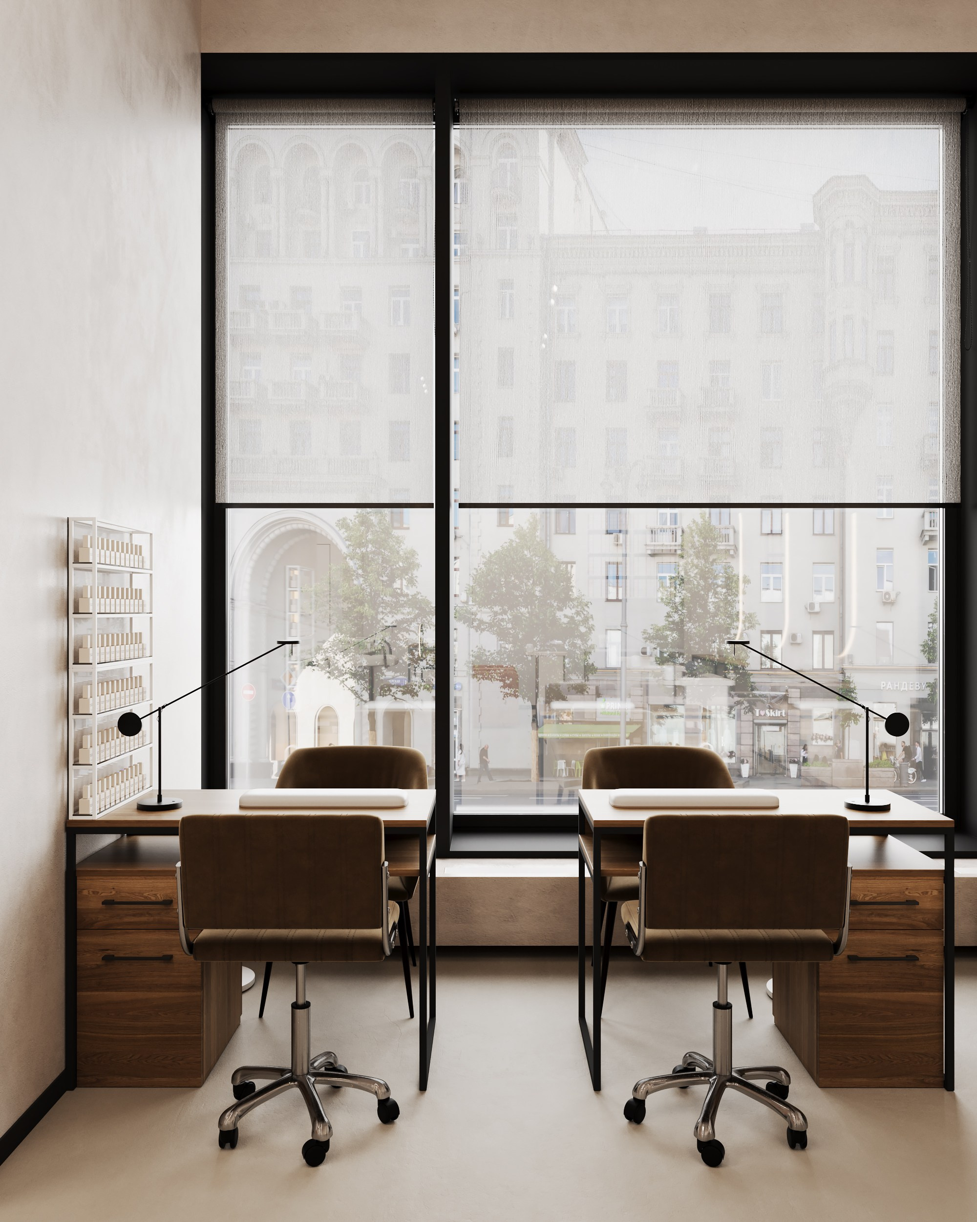 Beauty Salon Tatcher. Дизайн интерьера | 3D визуализация | Миланская Марина