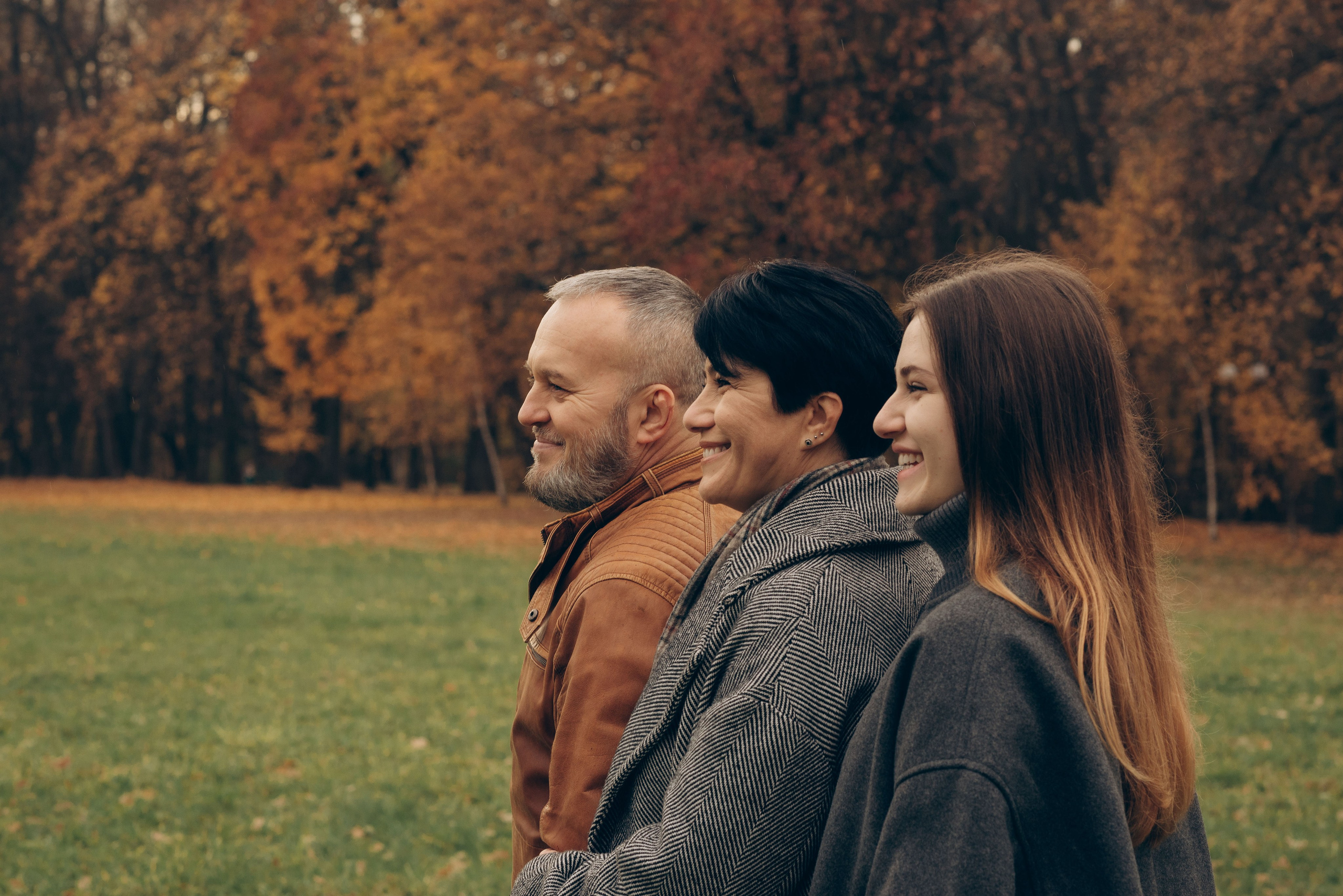 Осенняя семейная фотосессия в парке. Семейный фотограф в Домодедово и Москве Елена Пичугина