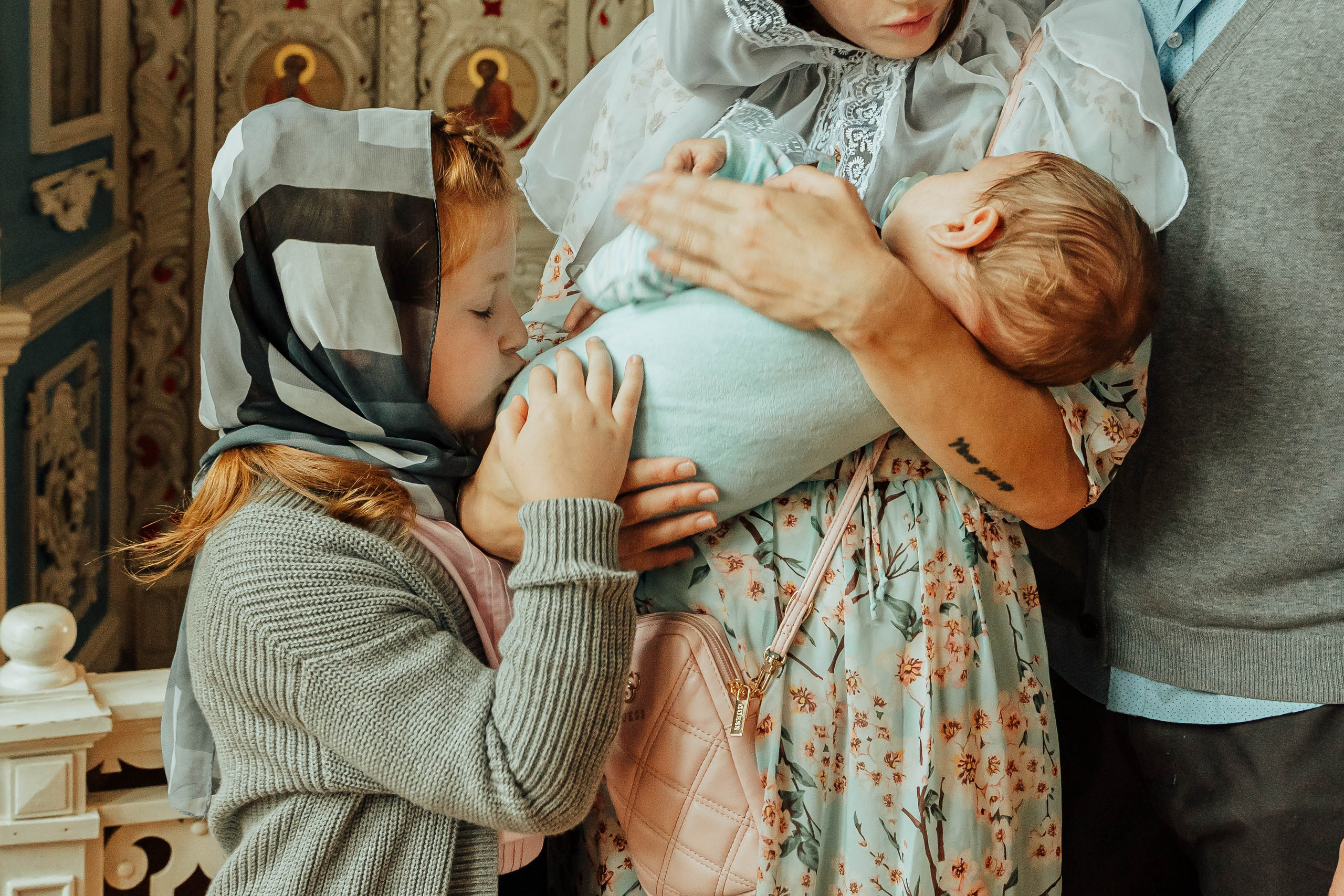 Крещение Никиты. Фотограф Елизавета Савина