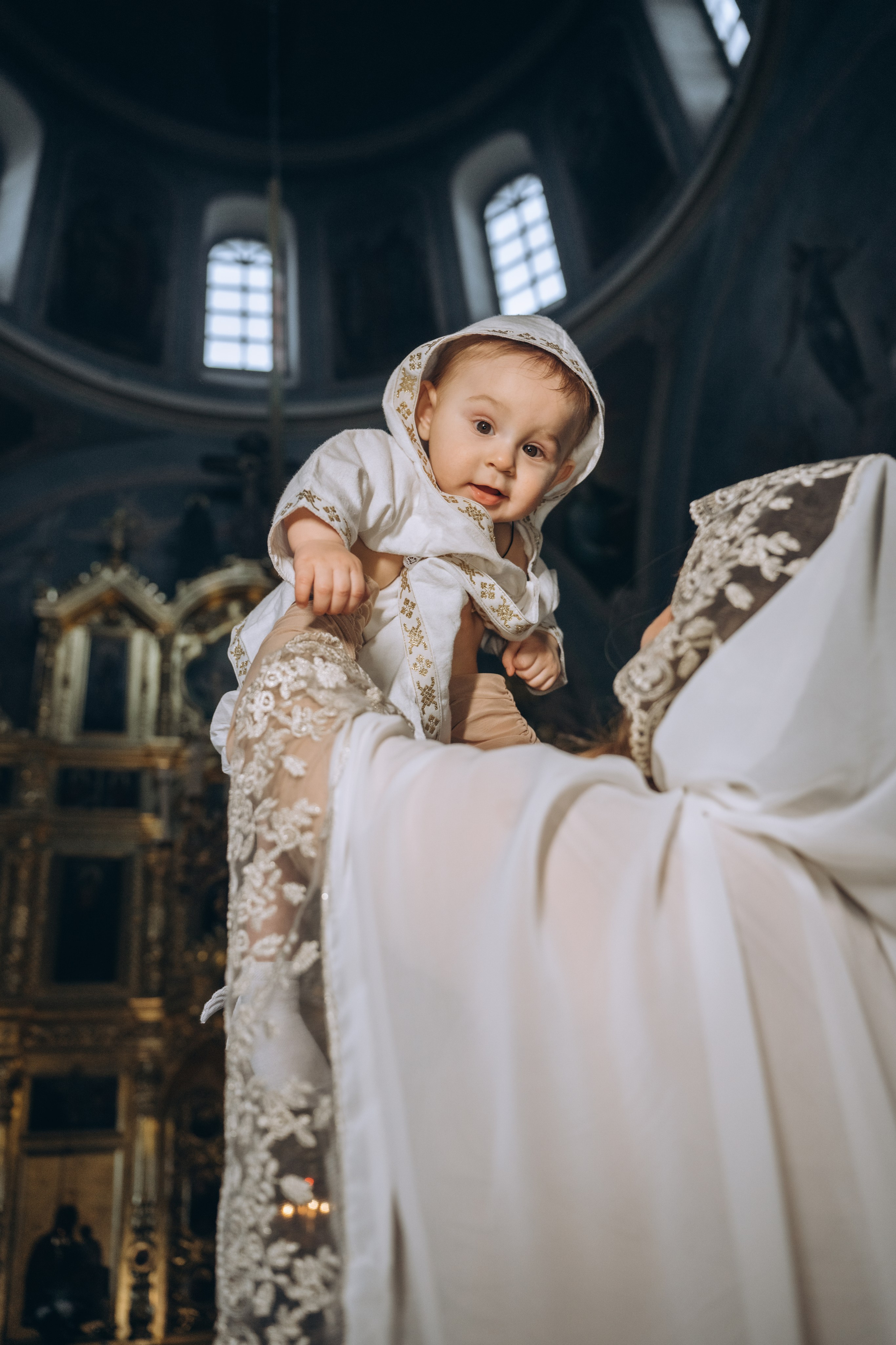 Таинство Крещения Демида. Фотограф Ольга Рубцова в Москве и Московской области