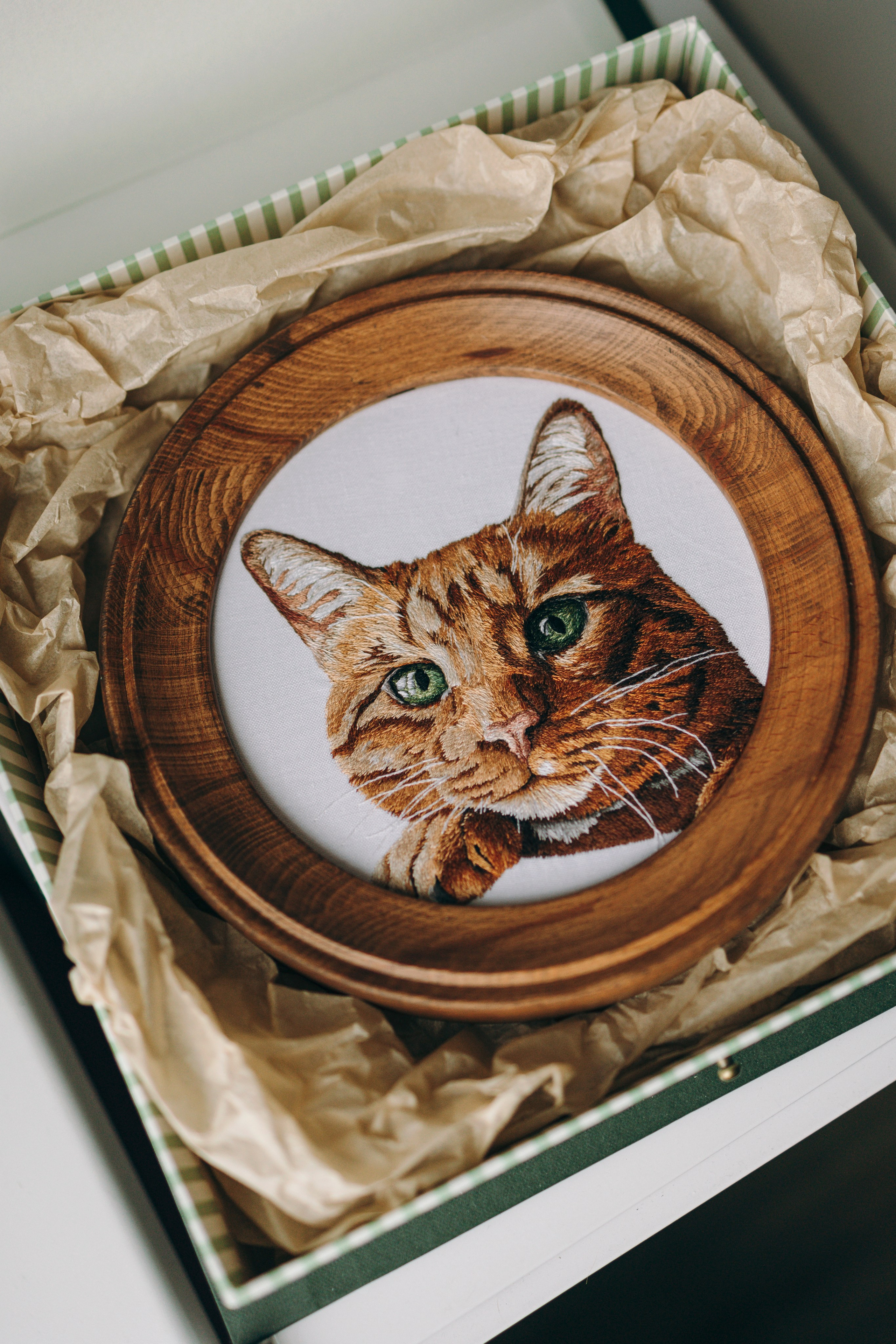 Портфолио. Портретная вышивка питомцев