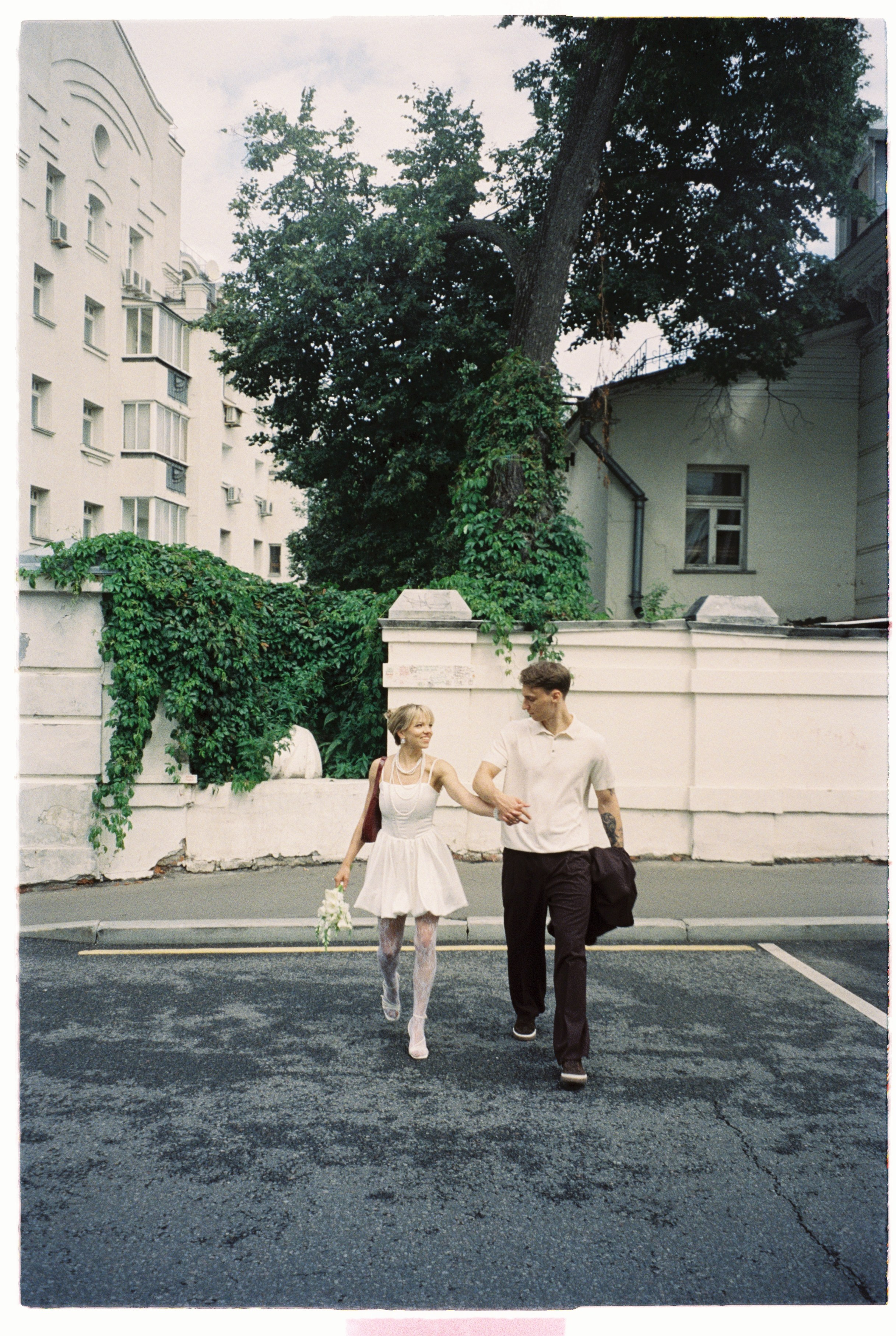 На пленку (Полина и Рома). Фотограф в Москве — Евгения Прокопенко