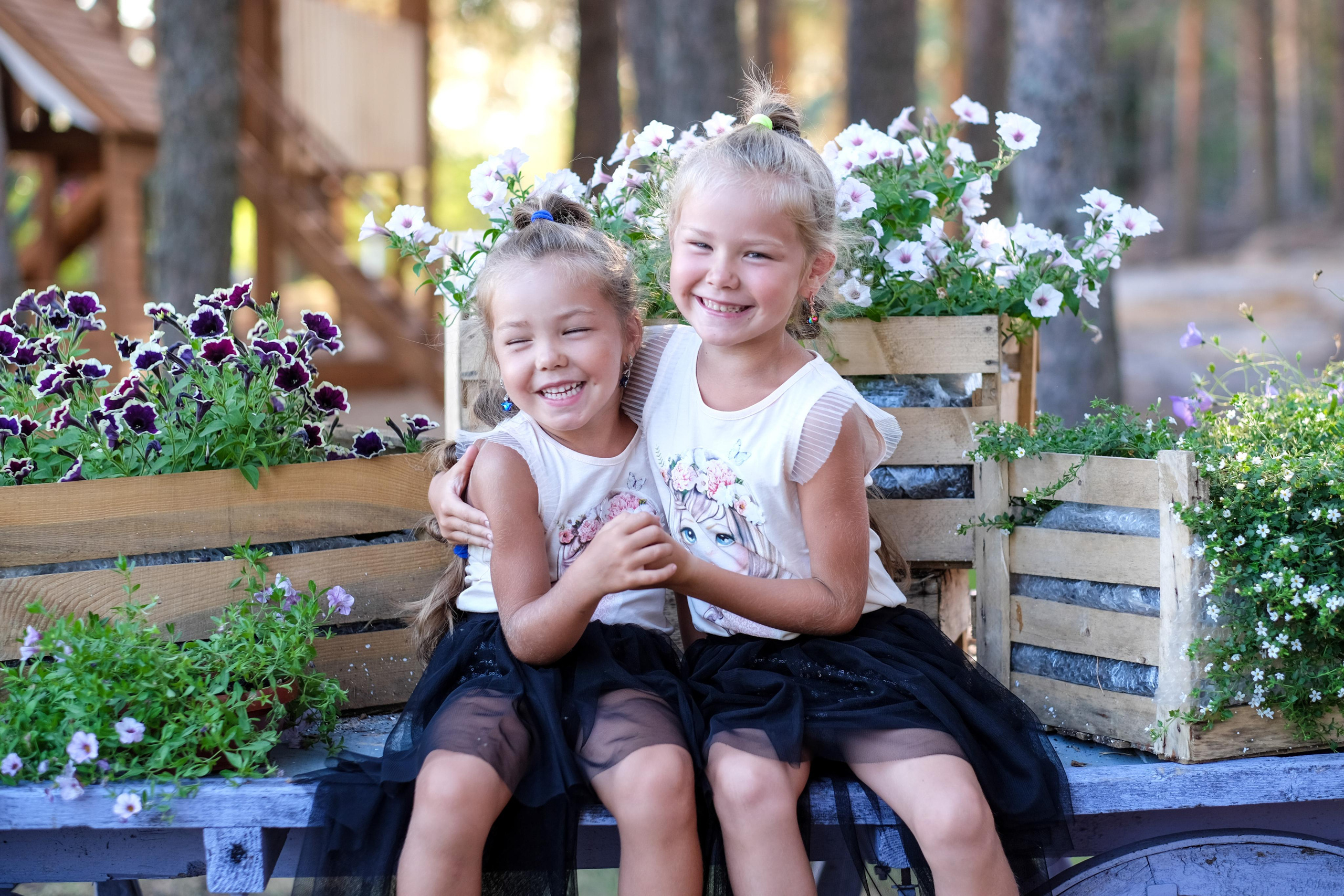 Девочки семейная фотосессия 