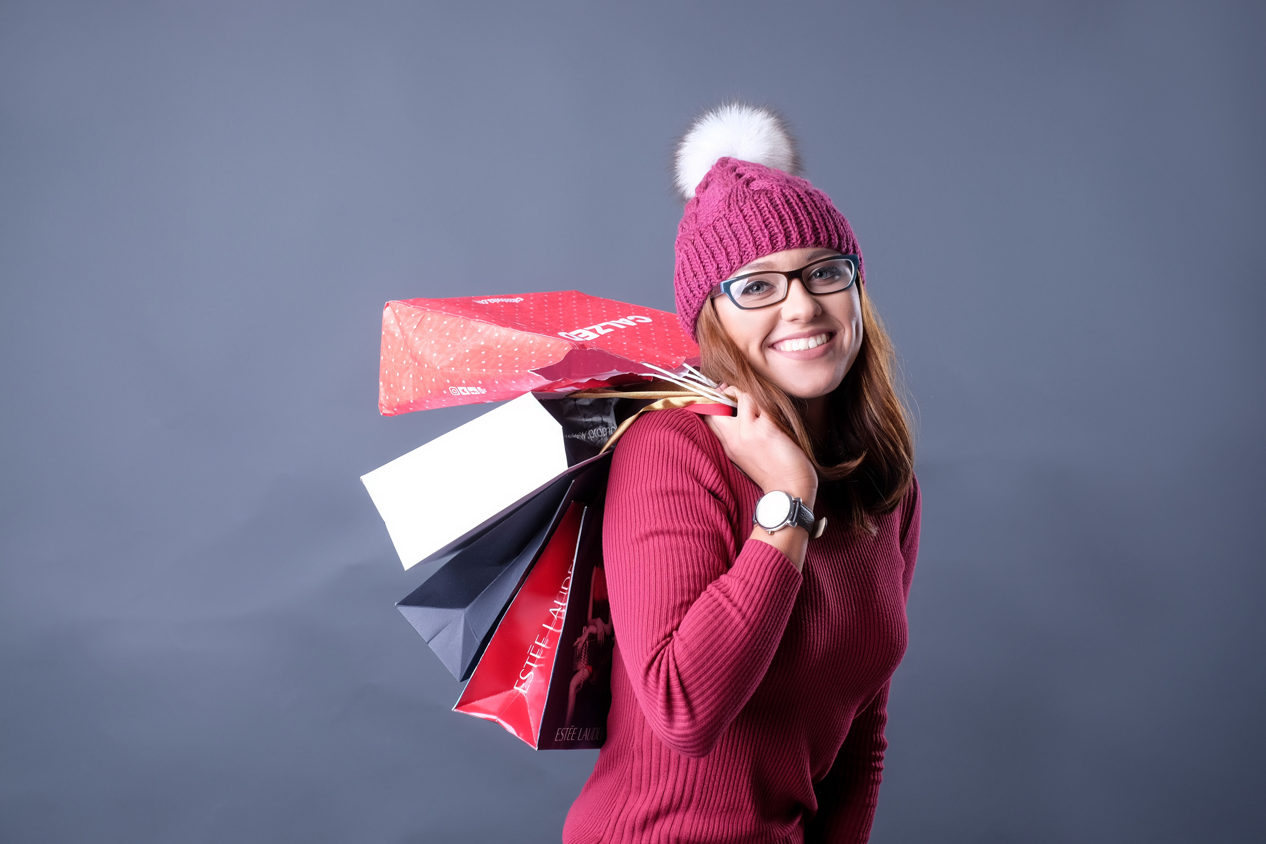 Девушка шоппинг