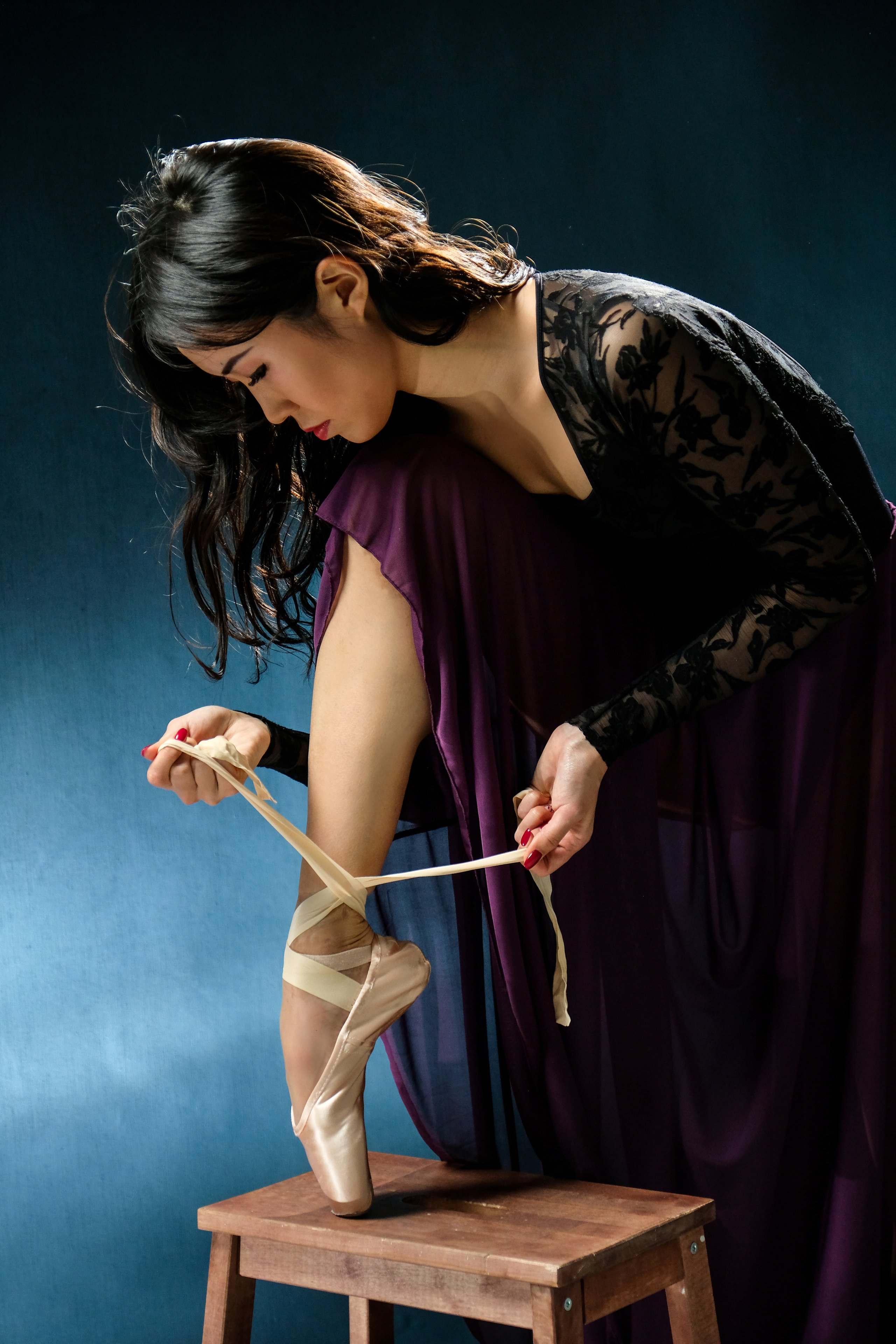 балерина перед концертом