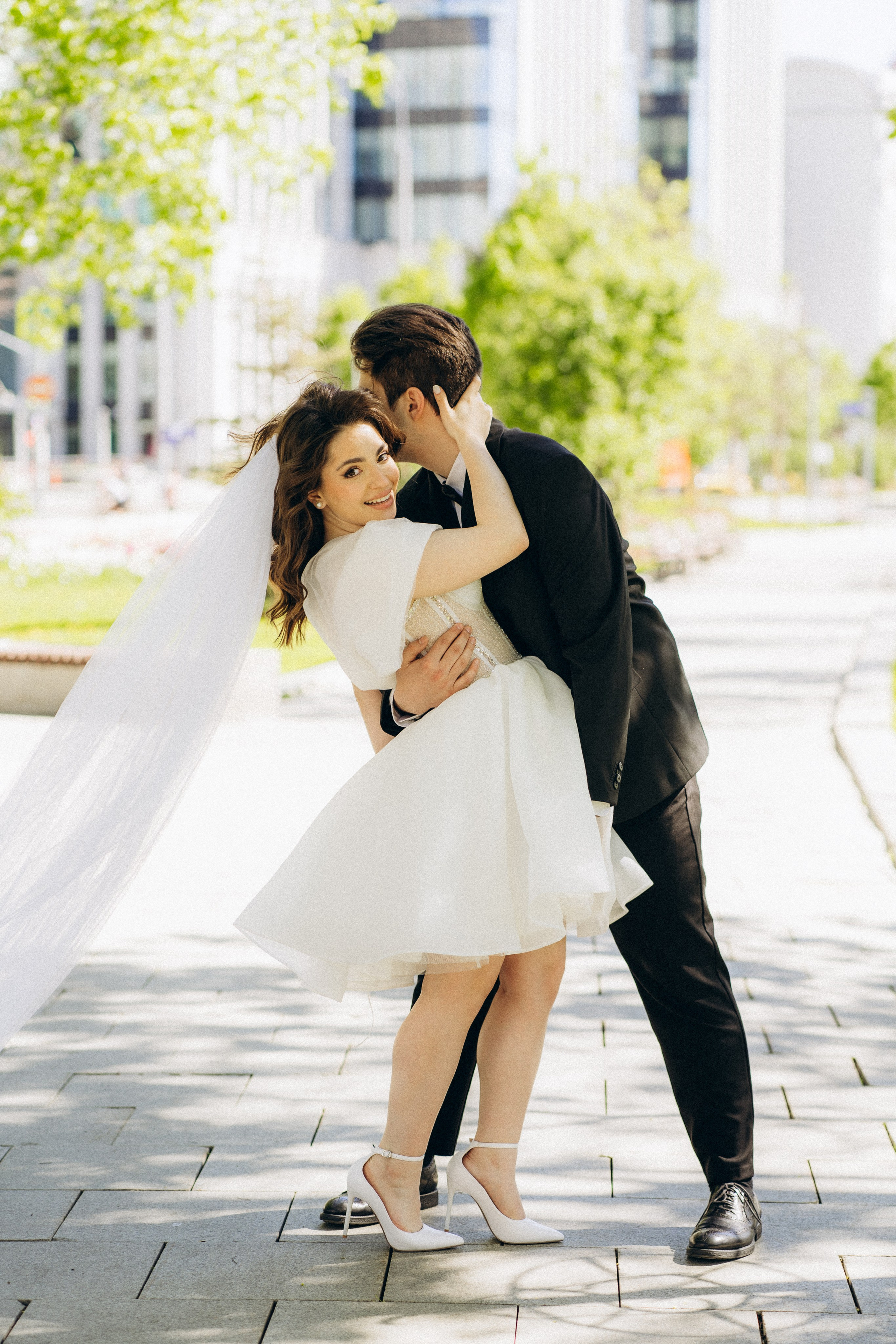 Свадебная фотопрогулка в Москве по центру города. Свадебный фотограф в Москве Анна Полушина