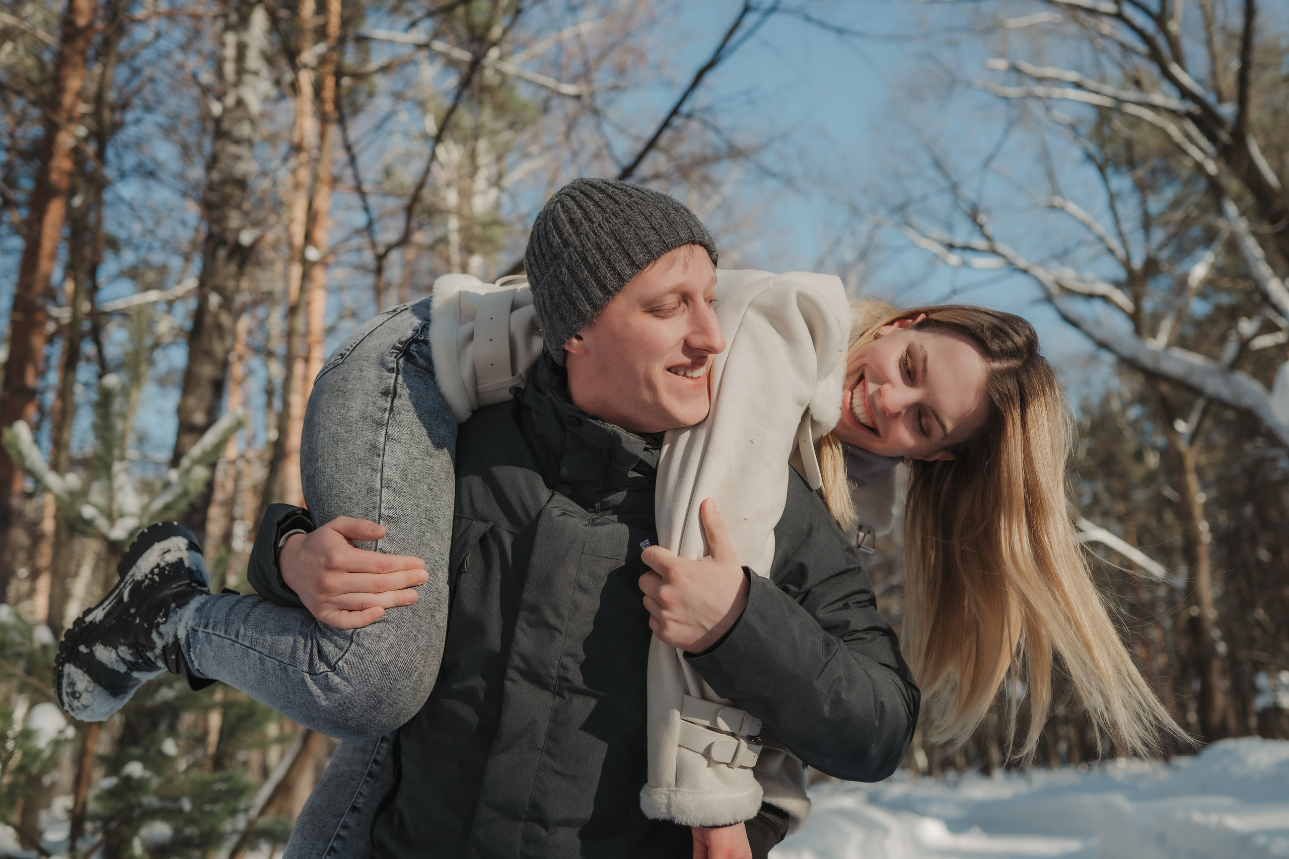 Зимняя LOVE STORY Вики, Артёма и Булочки. Семейный Фотограф в Москве Ирина Хохлова