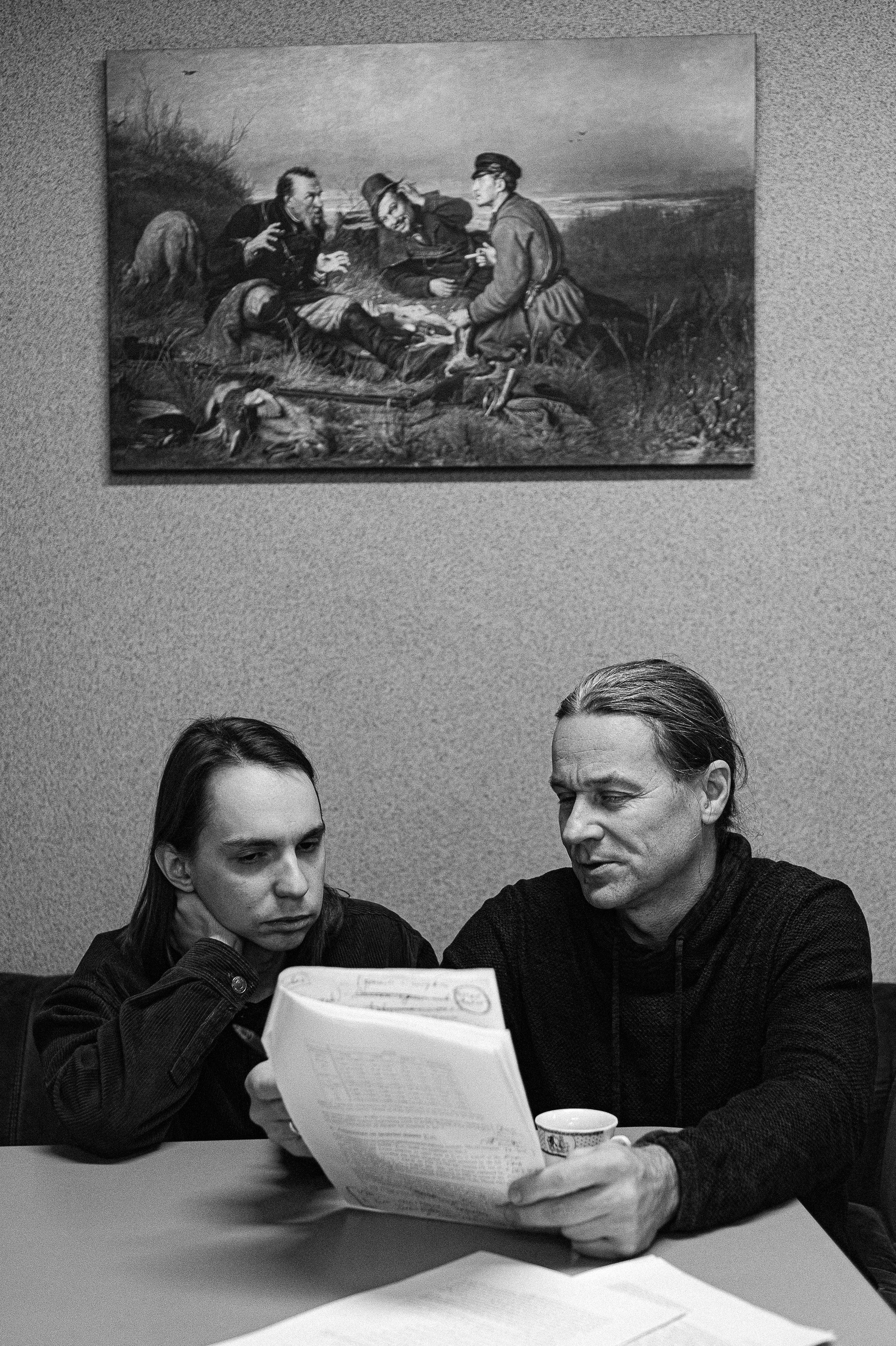 Black-and-white photographs. Artisistic photographs of Lena Sokolova