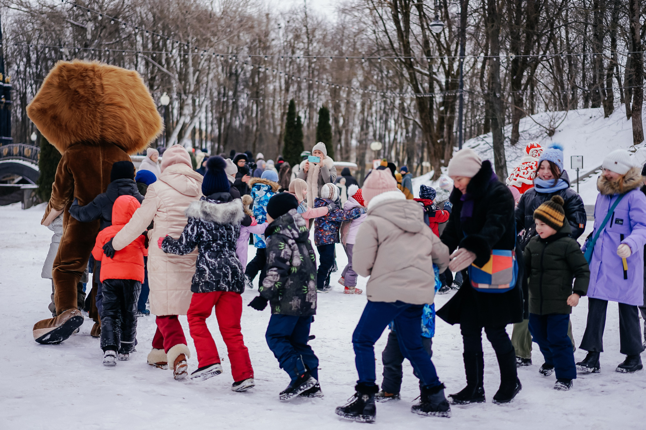 «Предновогодний переполох» Лопатинский сад, 14.12.2024. Фотограф и видеограф Смоленск | Студия Цезарь